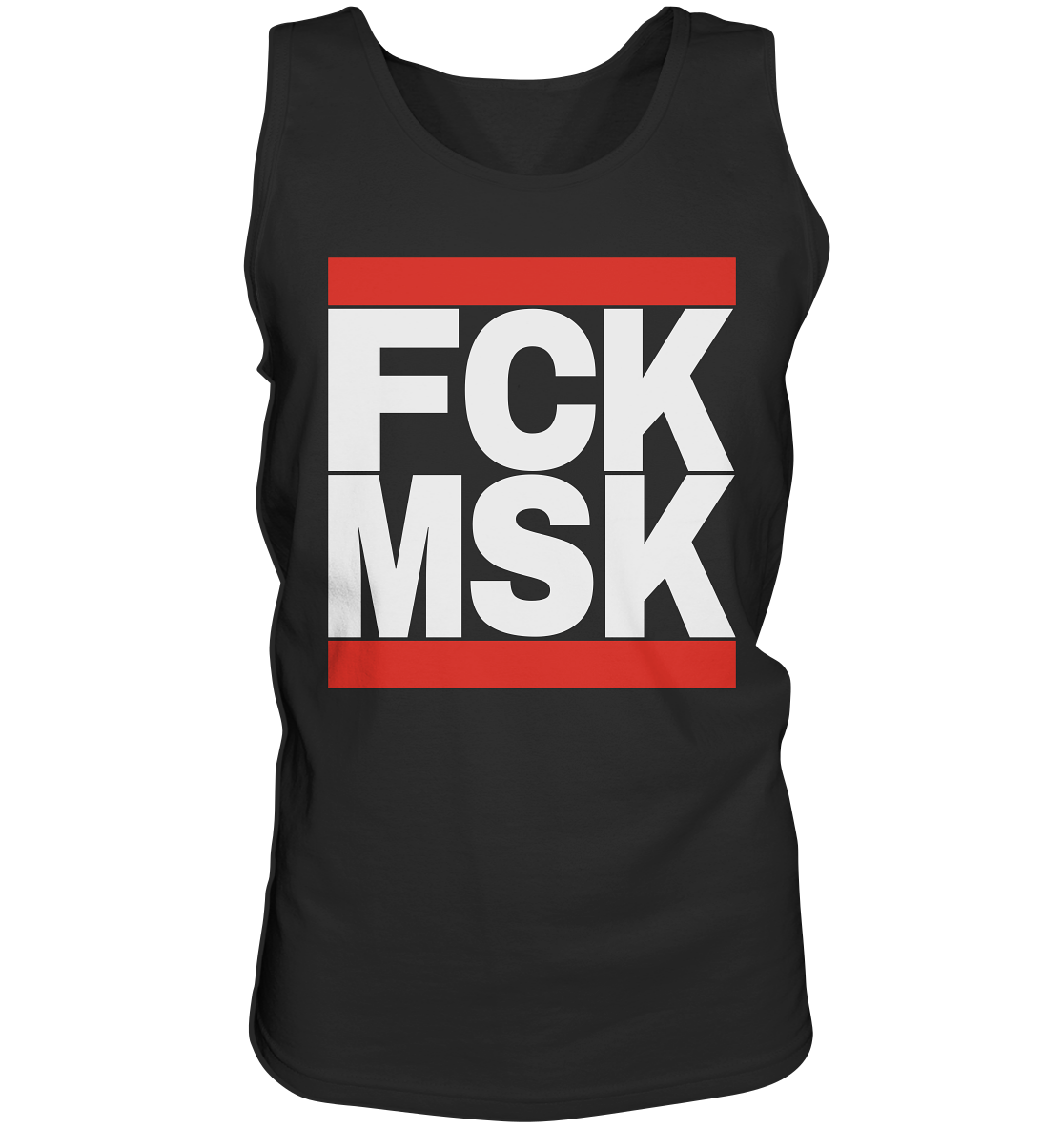 FCK MSK (weiße Schrift) - Tank-Top