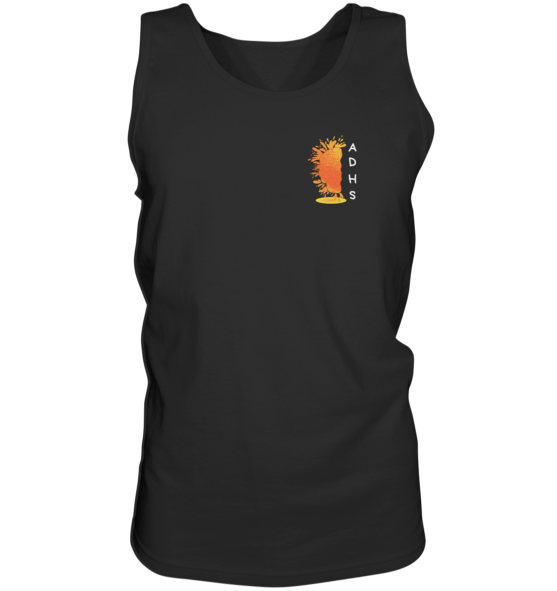 ADHS Authentisch Dynamisch Humorvoll Stark Backprint - Tank-Top