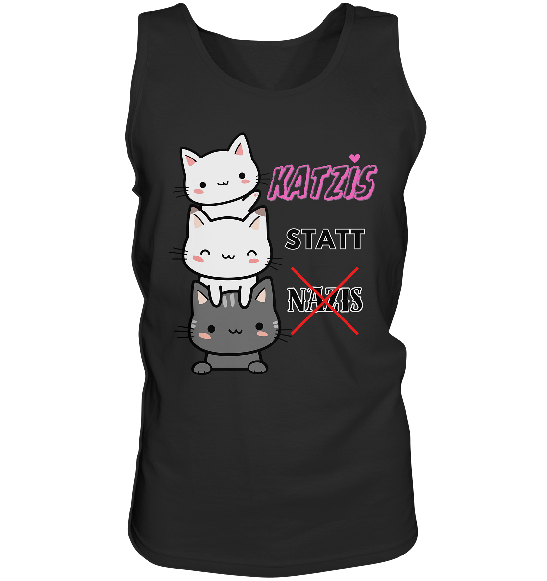 Katzis statt Nazis - Tank-Top