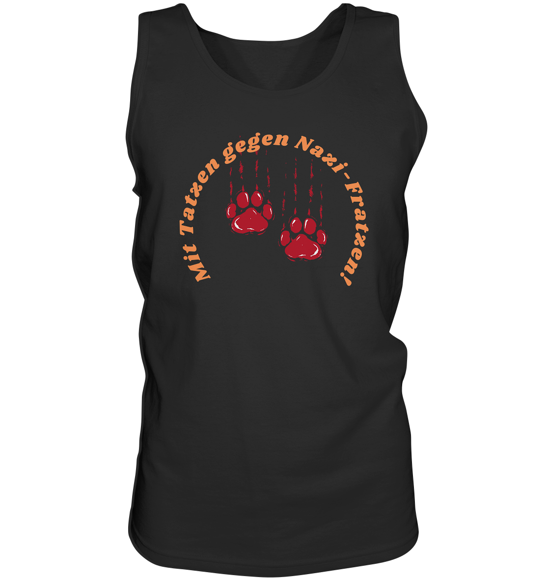 Mit Tatzen gegen Nazi Fratzen - Tank-Top