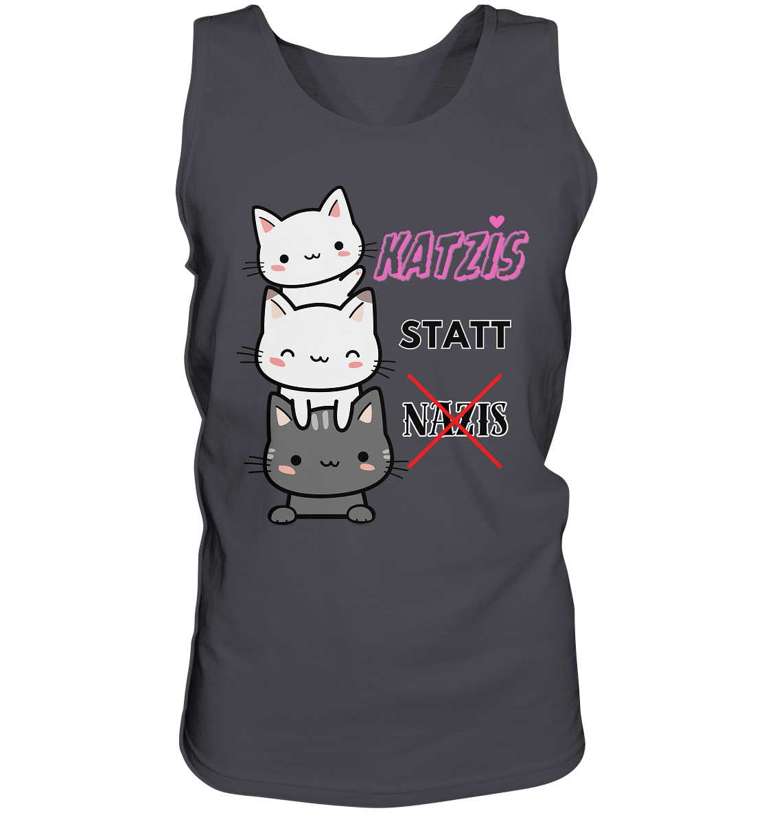 Katzis statt Nazis - Tank-Top