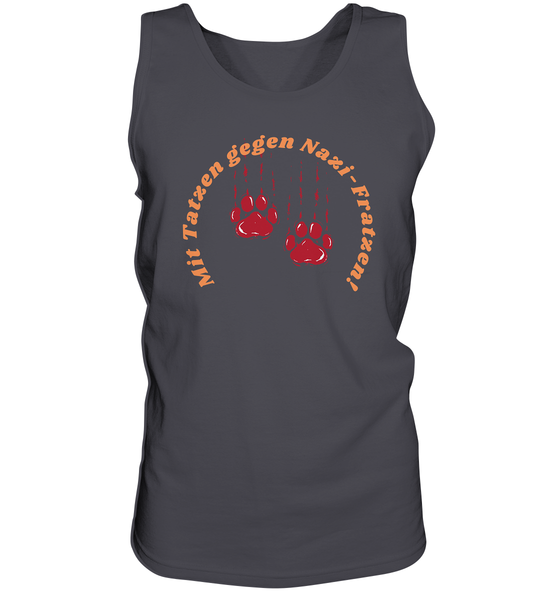 Mit Tatzen gegen Nazi Fratzen - Tank-Top