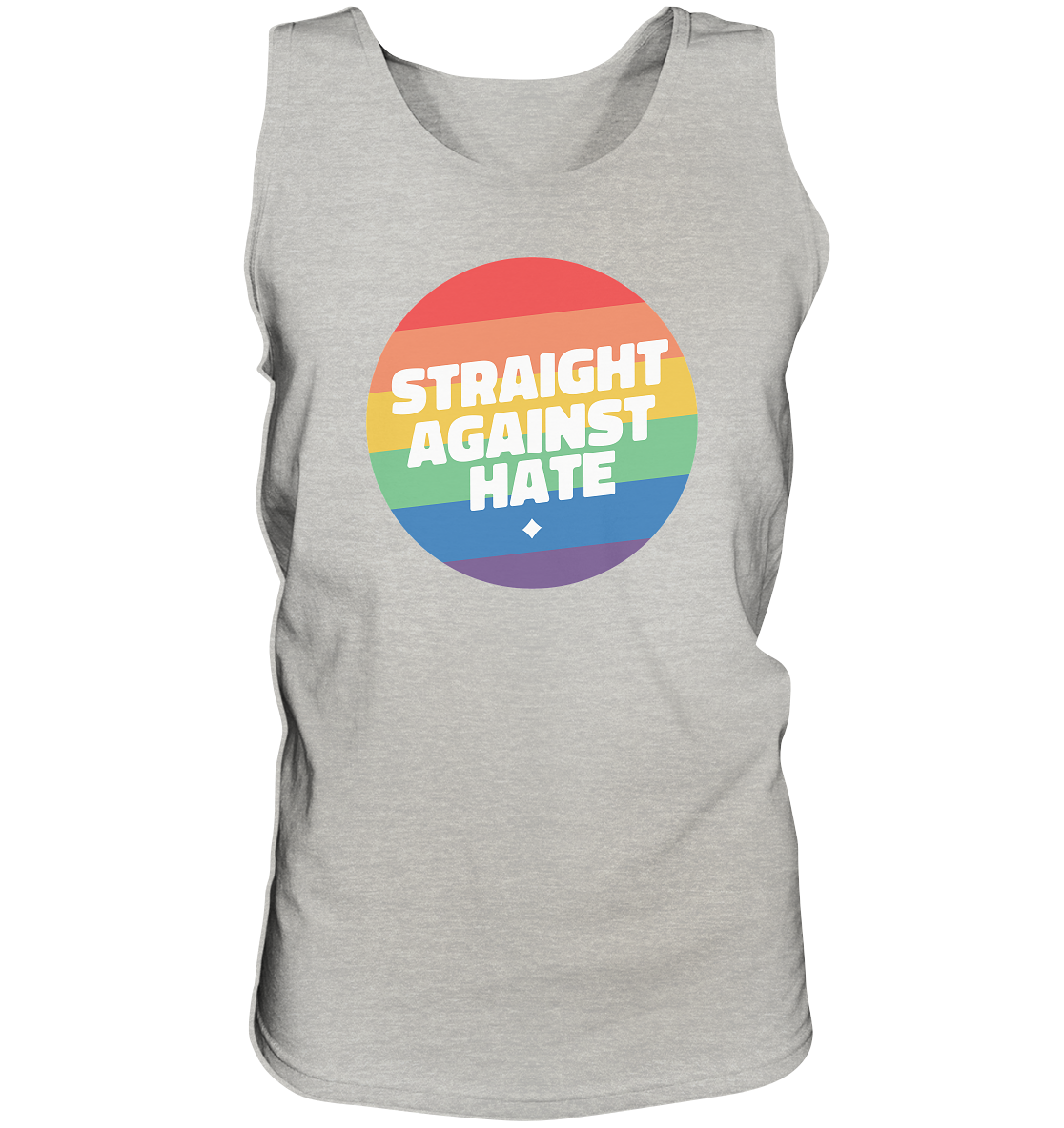 Straight Against Hate Badge - Tank-Top