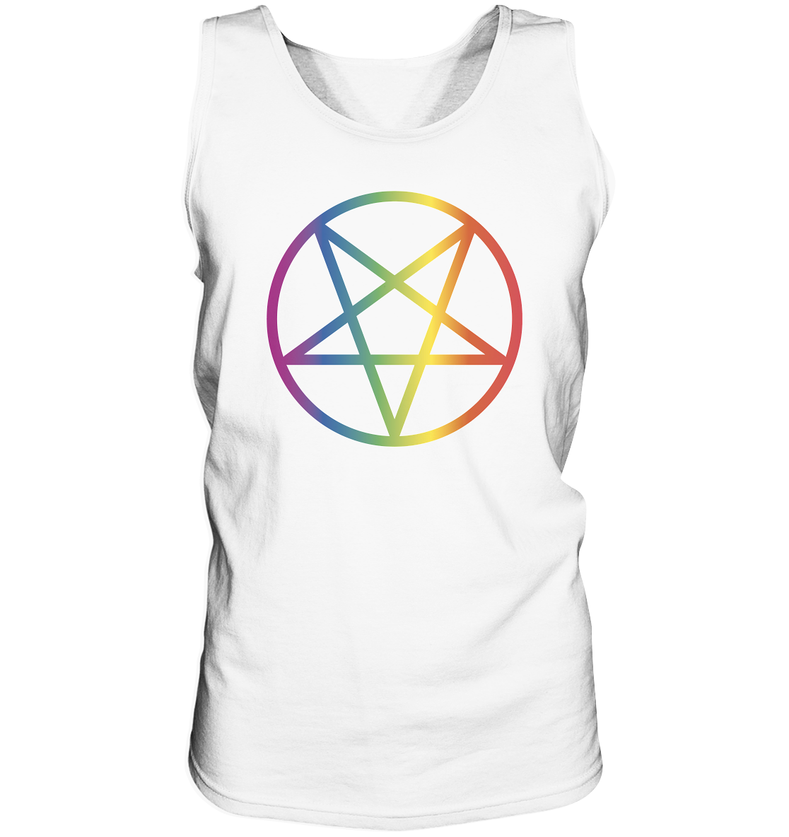 Regenbogen Pentagramm - Tank-Top