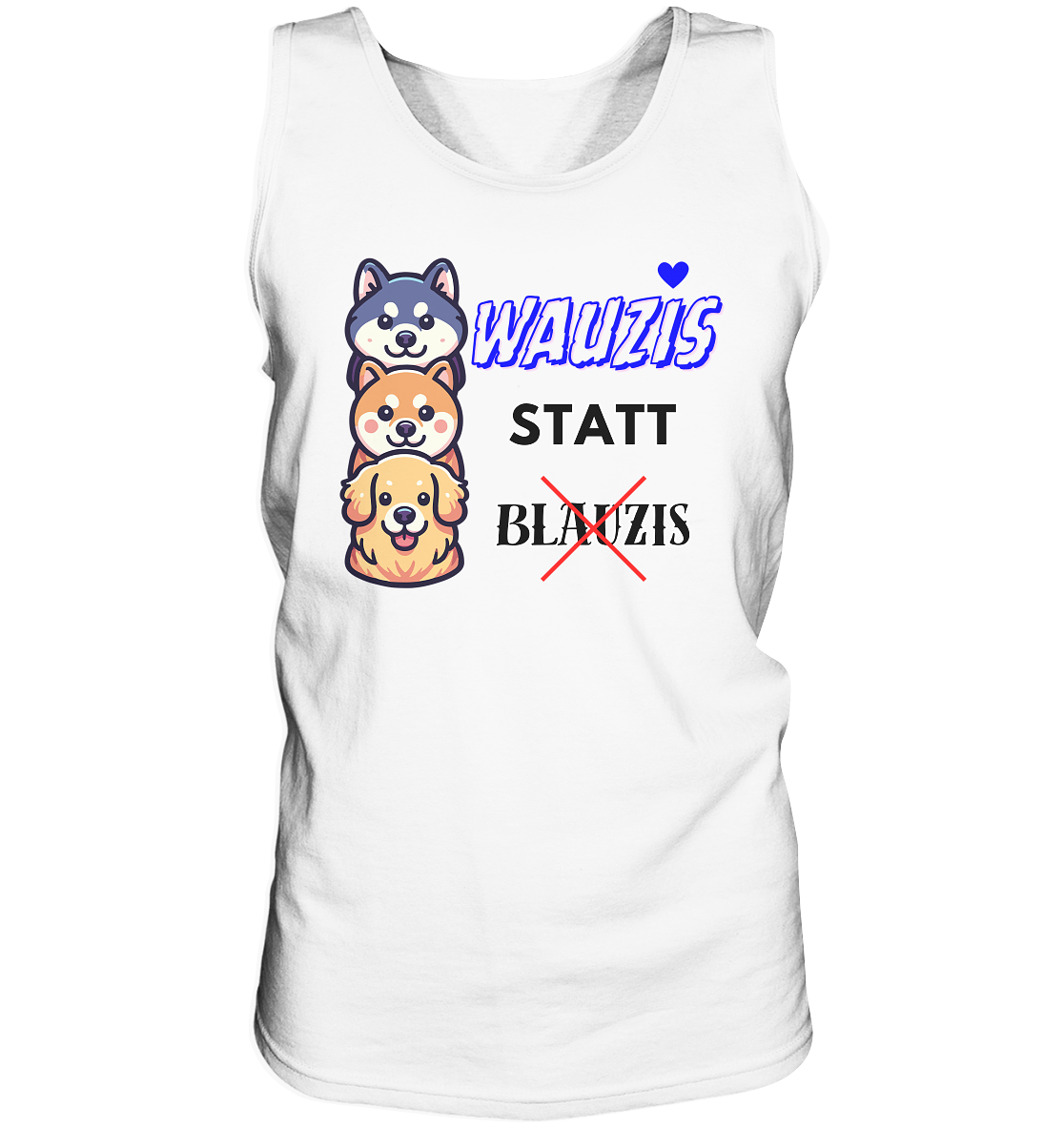 Wauzis statt Blauzis - Tank-Top