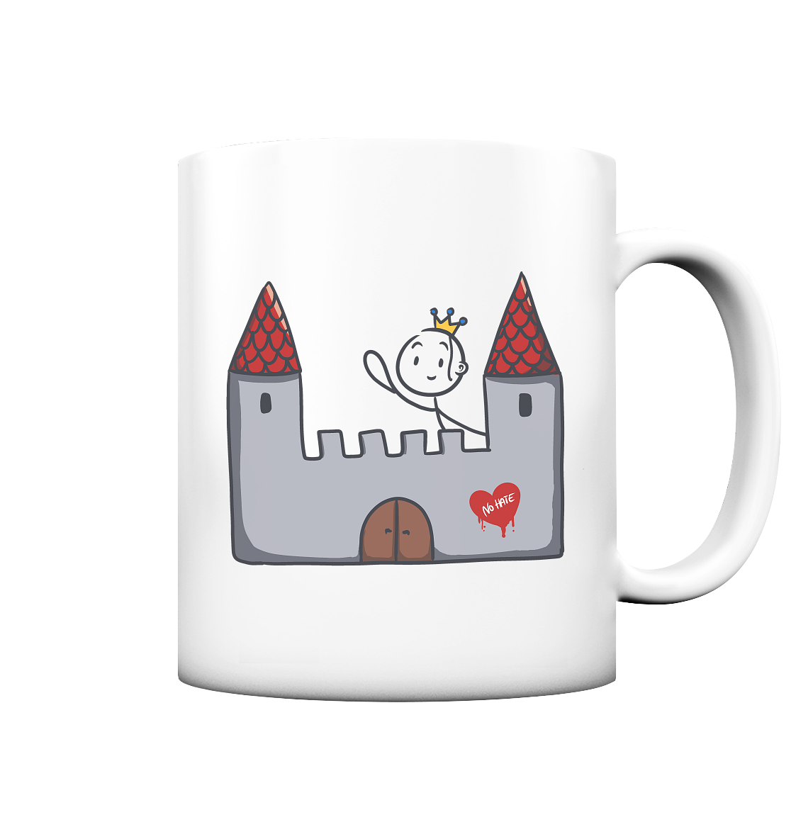Seelenmännchen "Schloss Edition" - Tasse matt