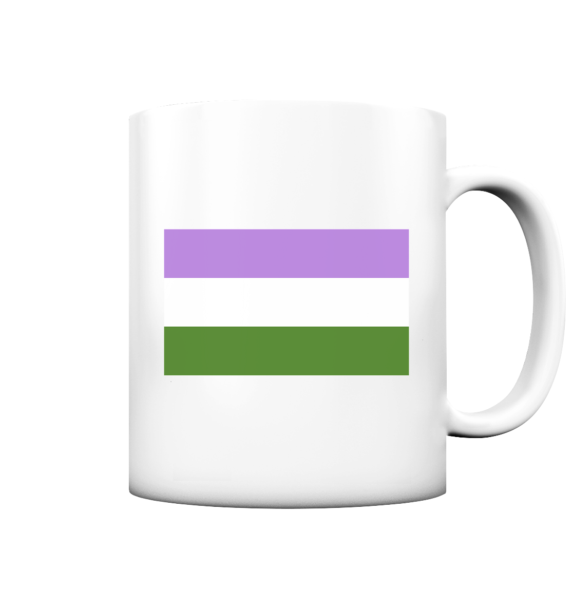 Genderqueer Pride Flag - Tasse matt