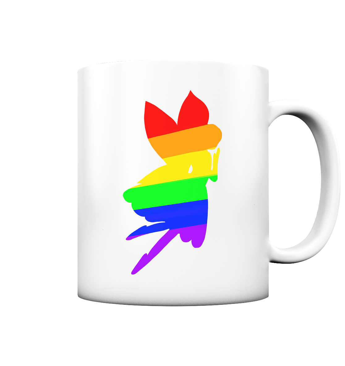 Regenbogen Fee - Tasse matt