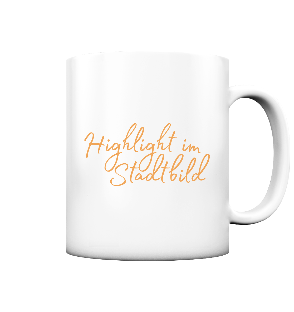 Highlight im Stadtbild - Tasse matt