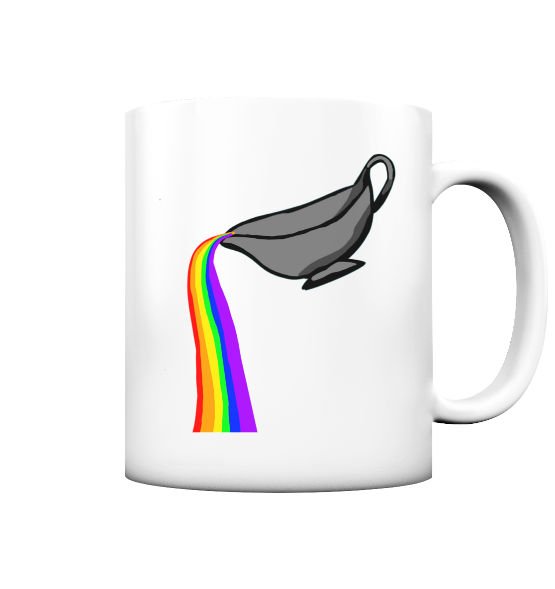 Regenbogen Soße: Sauciere - Tasse matt