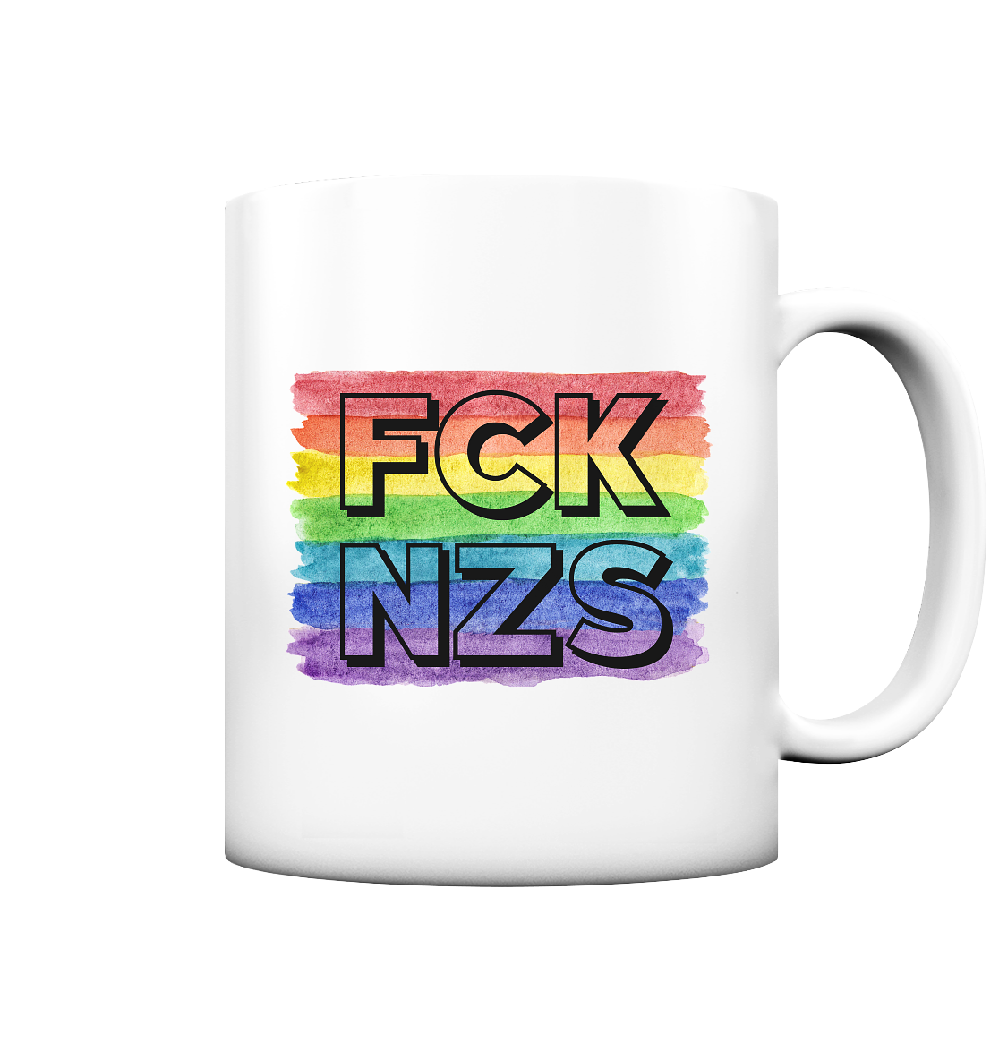FCK NZS "Rainbow Resistance Edition" - Tasse matt