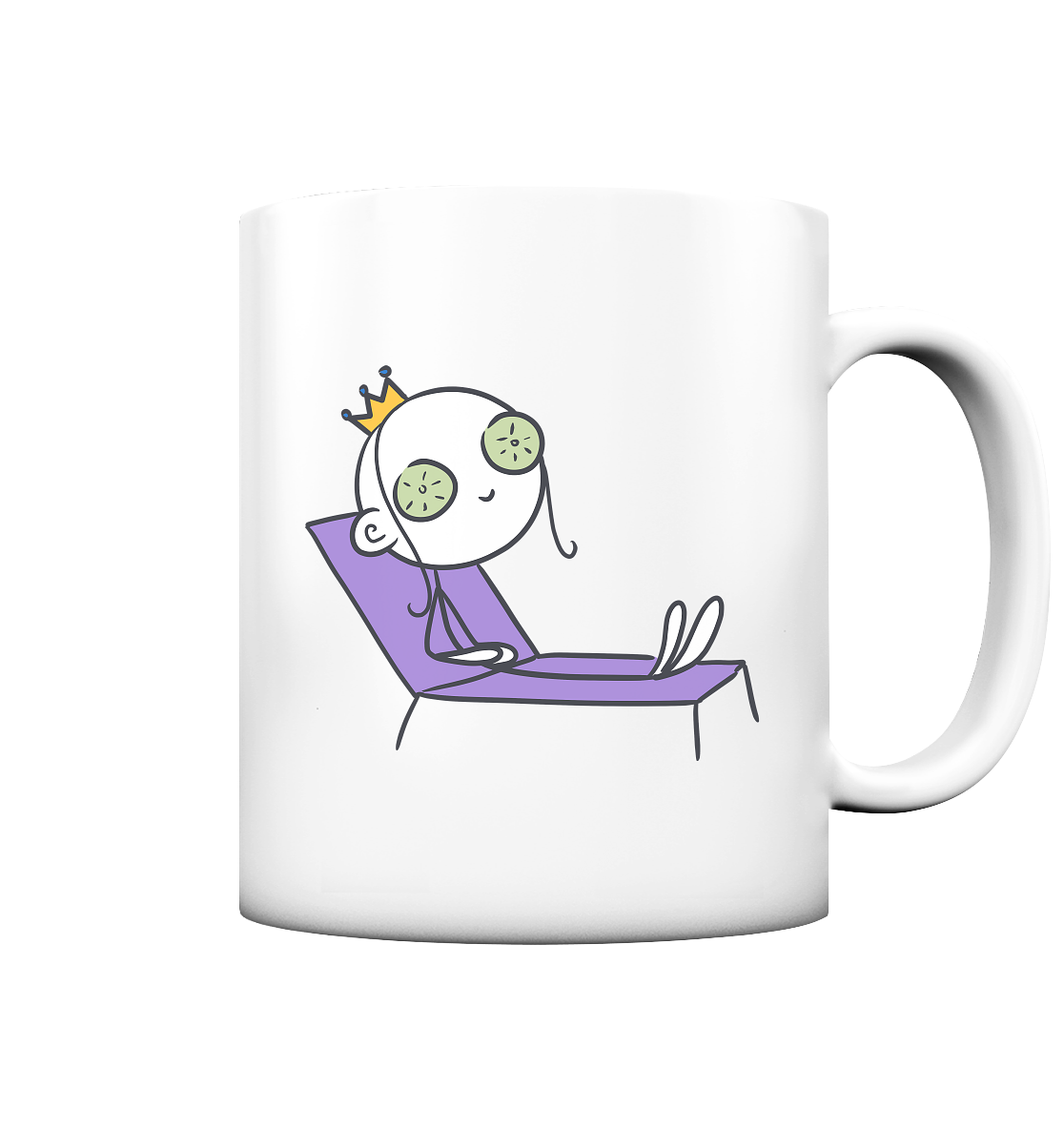 Seelenmännchen "Chill Out Edition" - Tasse matt