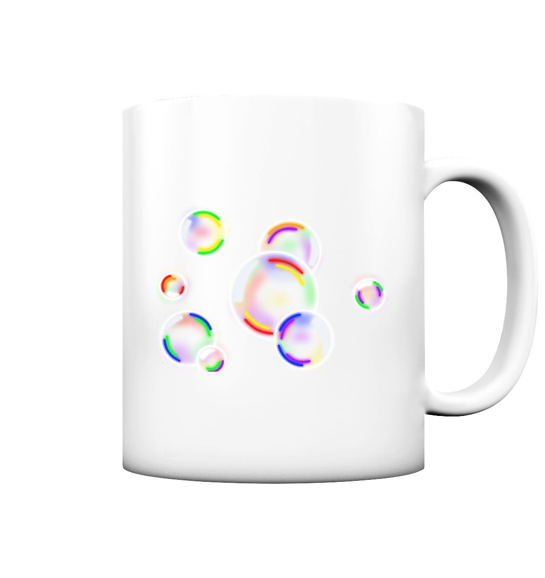 Regenbogen Seifenblasen - Tasse matt