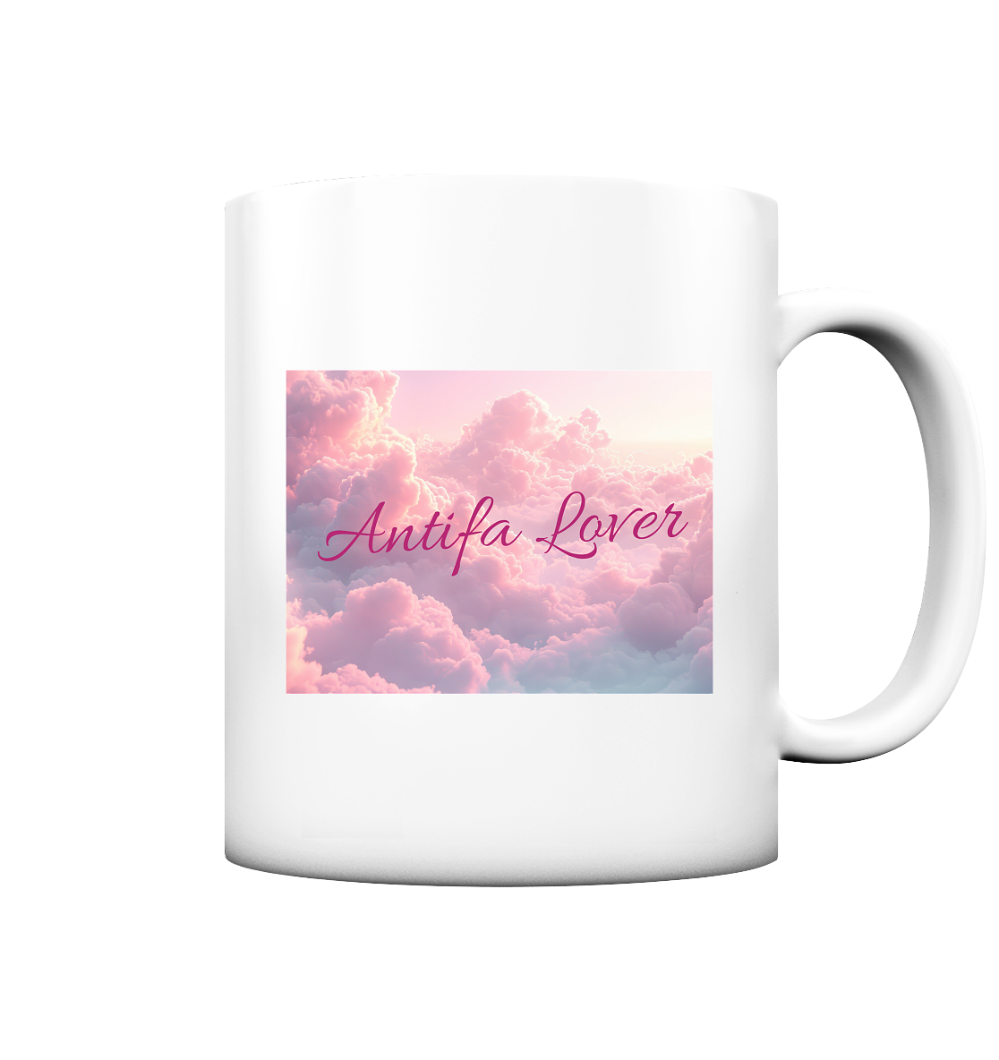 Antifa Lover Backprint - Tasse matt