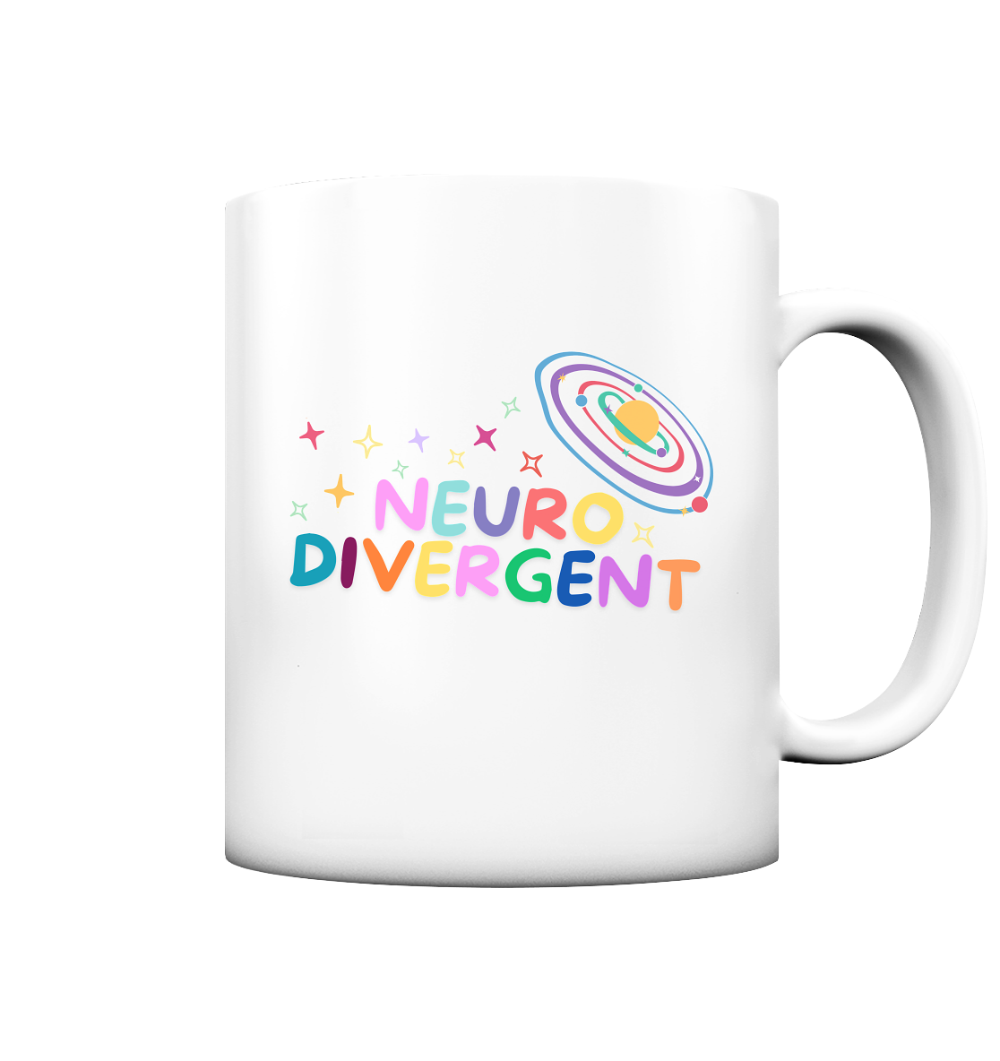Neurodivergent "Planet Edition" - Tasse matt