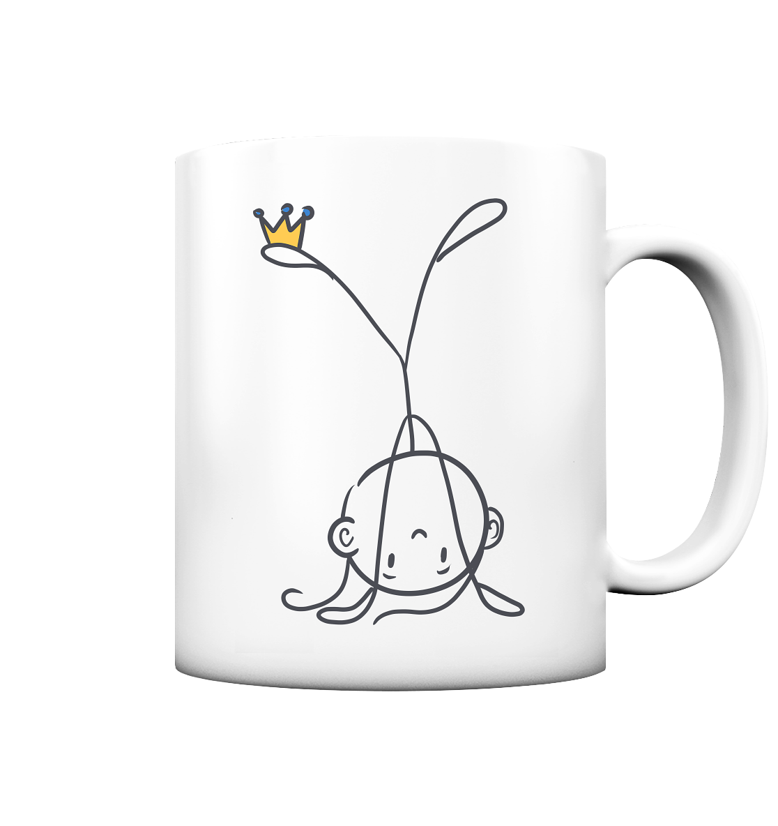 Seelenmännchen "Handstand Edition" - Tasse matt