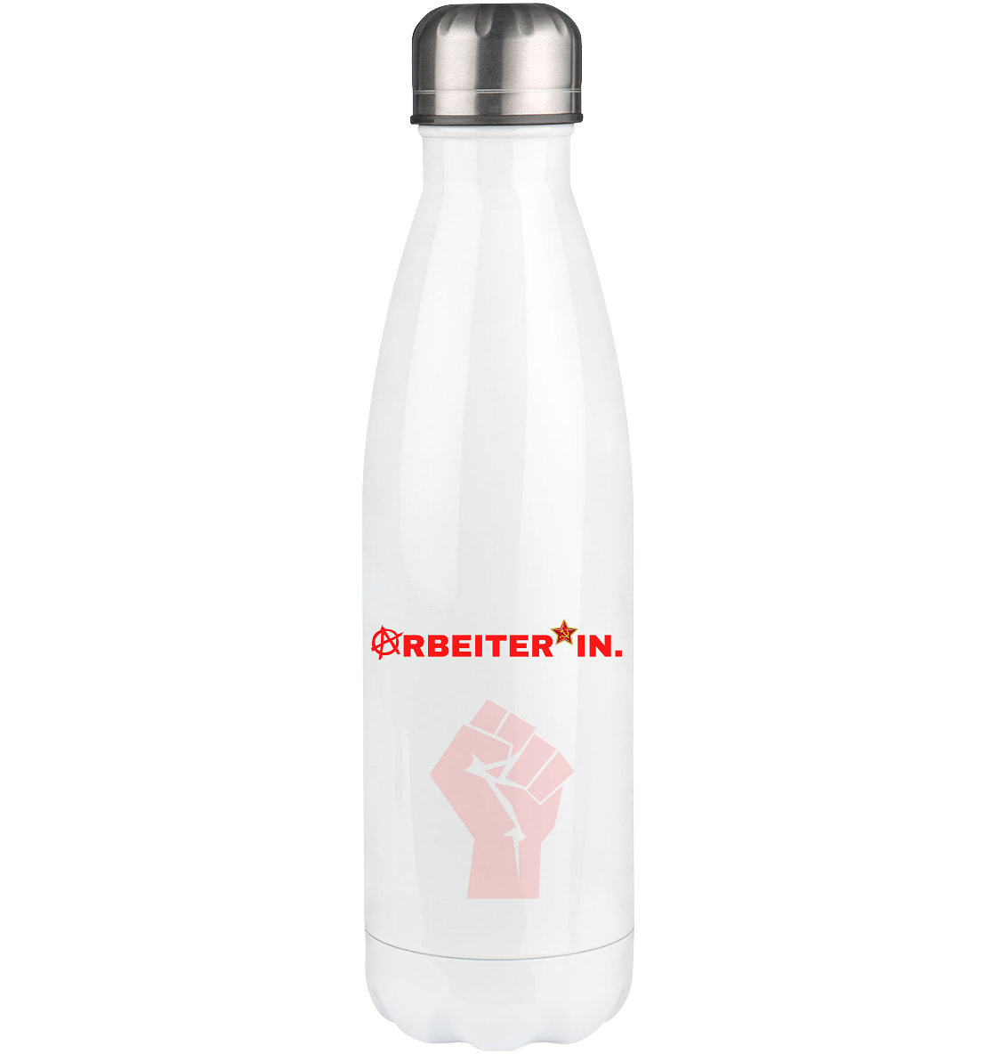 ARBEITER*IN. "Solidarisch und Frei Edition" - Thermoflasche 500ml