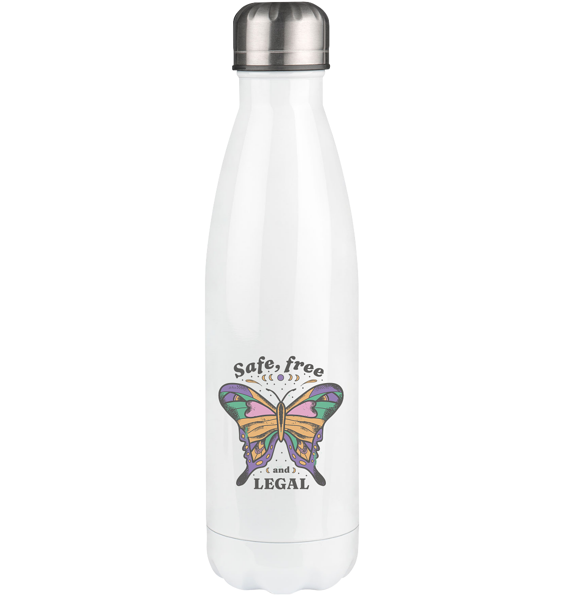 Safe Free Legal "Schmetterling Edition" - Thermoflasche 500ml