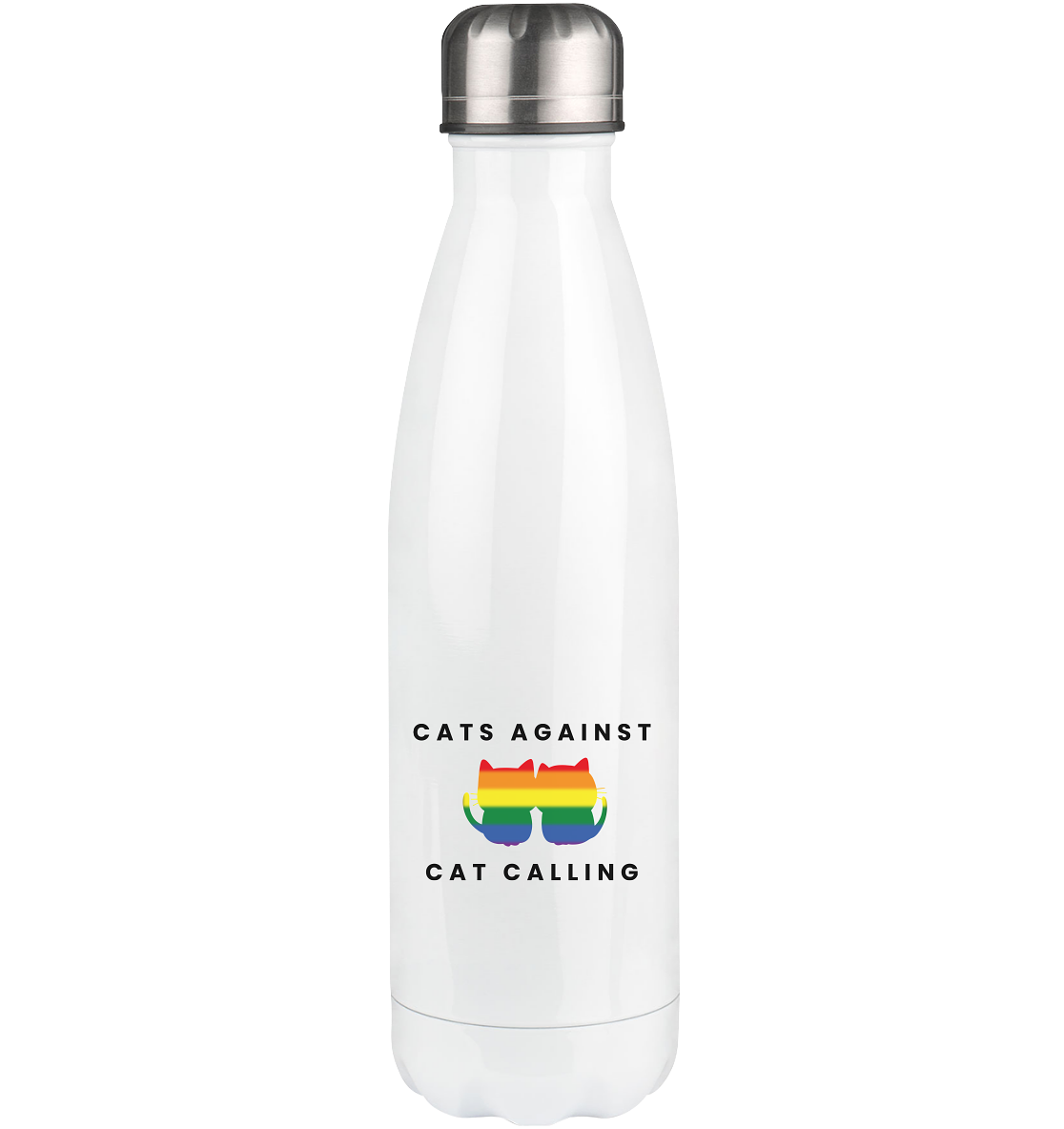 Cats Against Catcalling "Rainbow Edition" - Thermoflasche 500ml