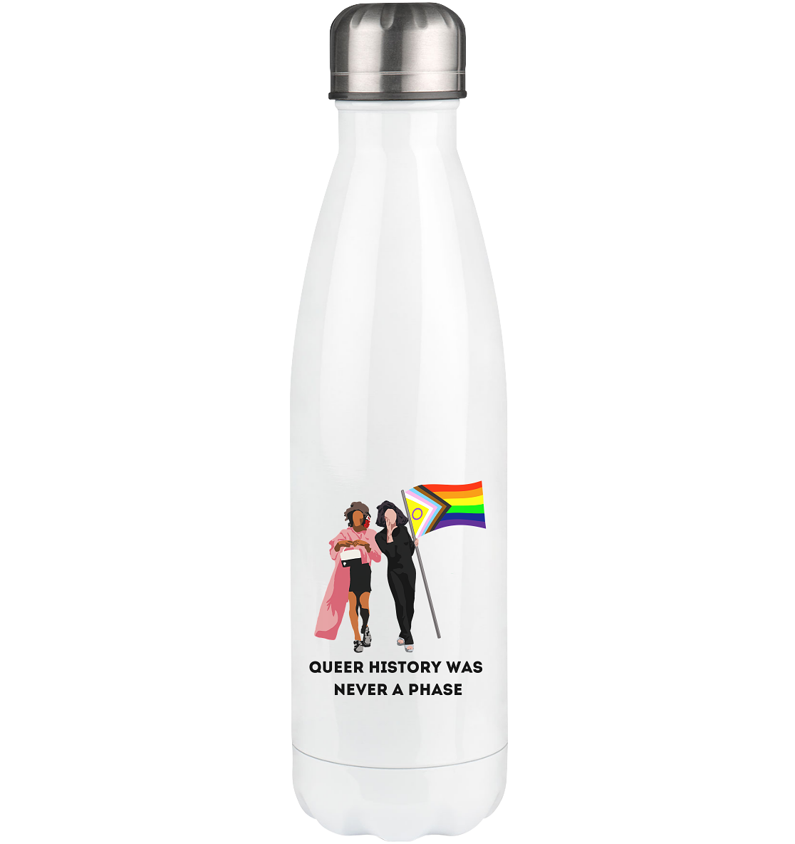 Queer History Was Never A Phase - Thermoflasche 500ml