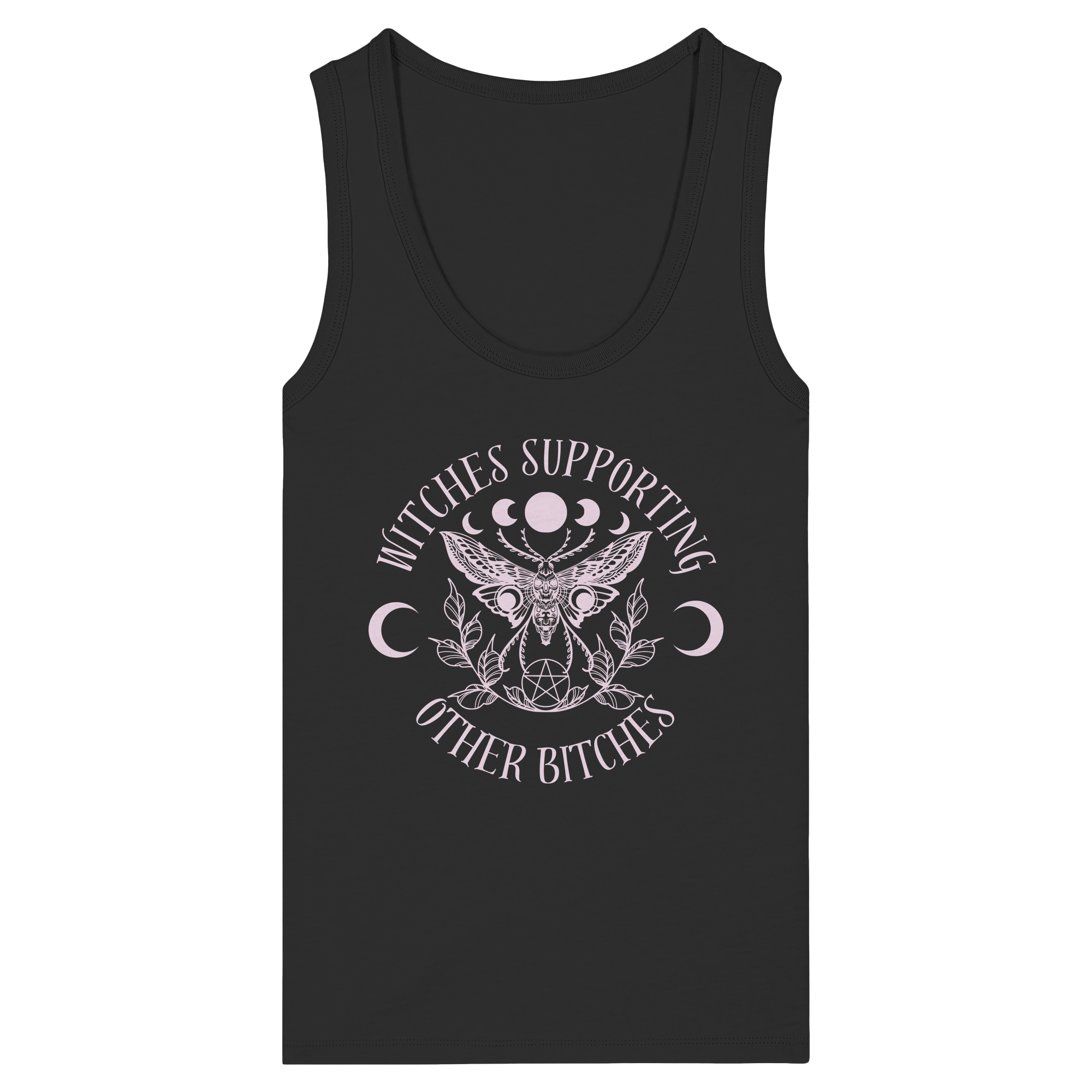 Witches Supporting Other Bitches - Womens Organic Fitted Tank Top