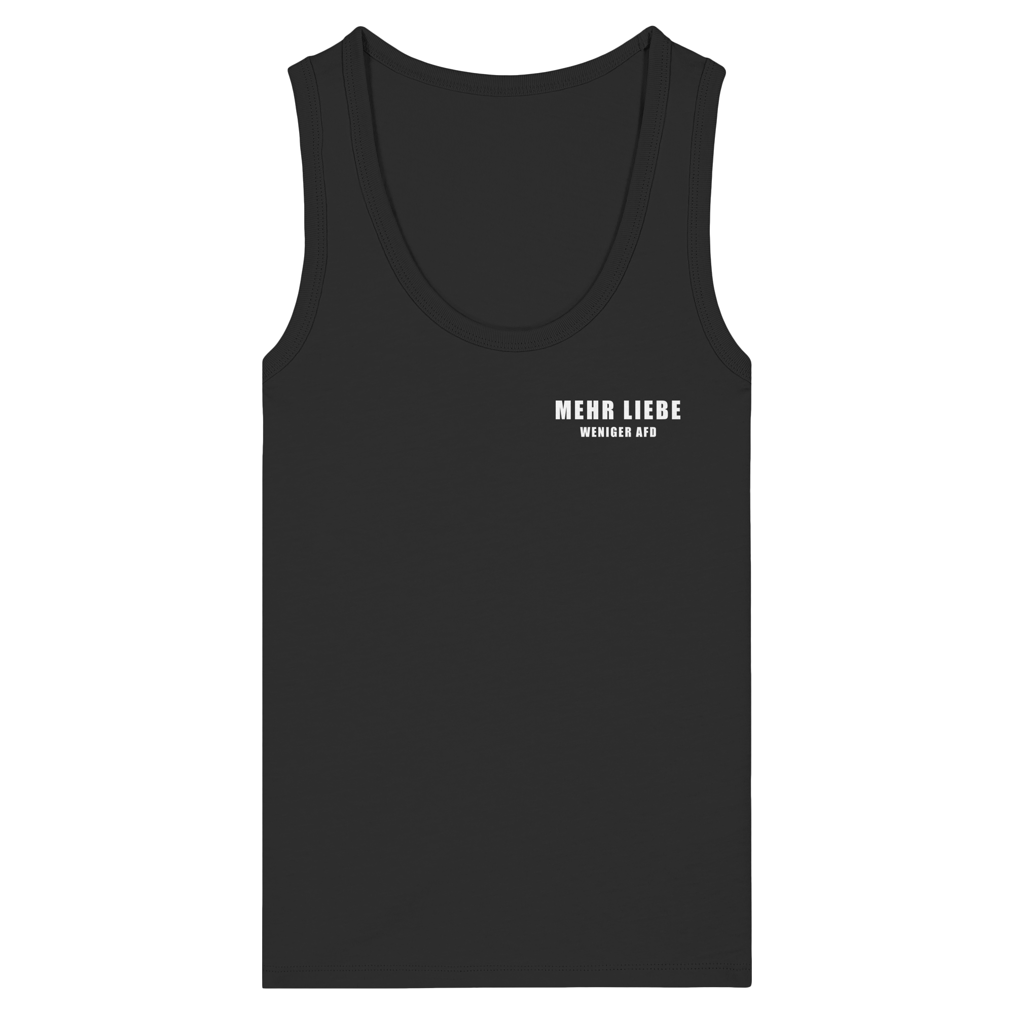 Mehr Lieber Weniger AfD - Womens Organic Fitted Tank Top