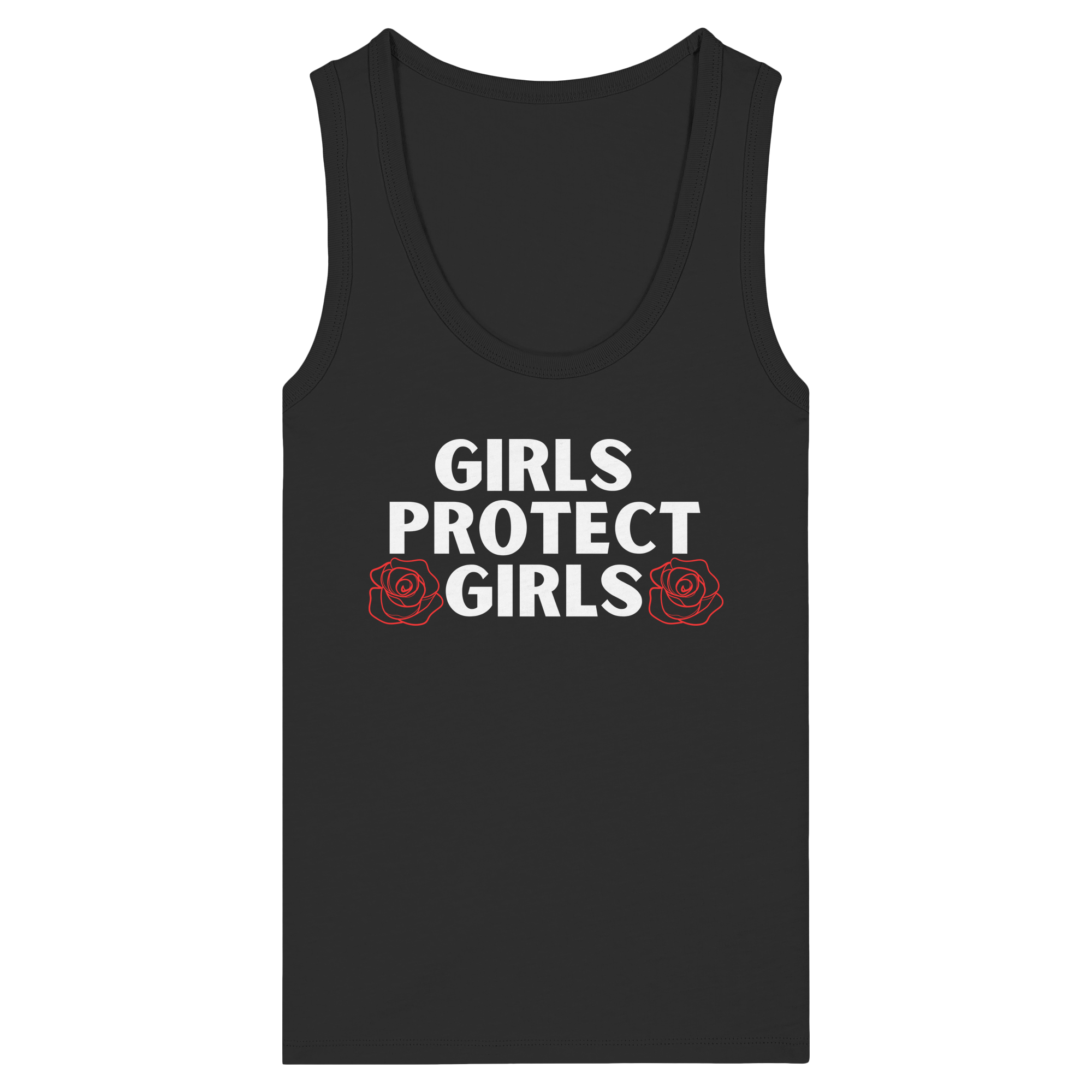 Girls protect Girls - Womens Organic Fitted Tank Top