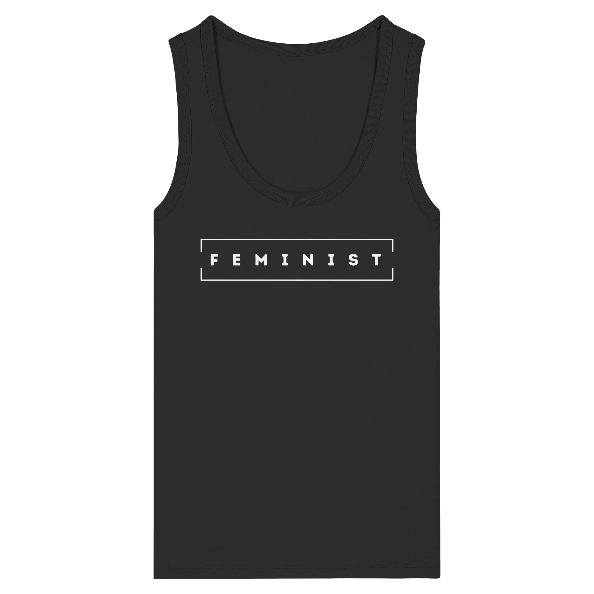Feminist - Womens Organic Fitted Tank Top