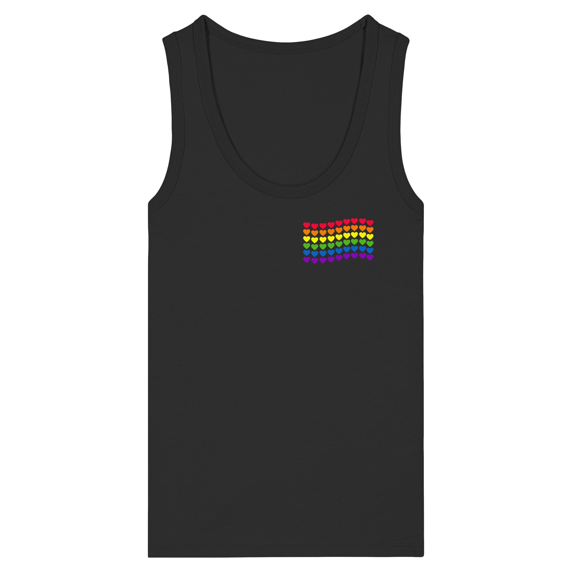 Herzenflagge - Womens Organic Fitted Tank Top