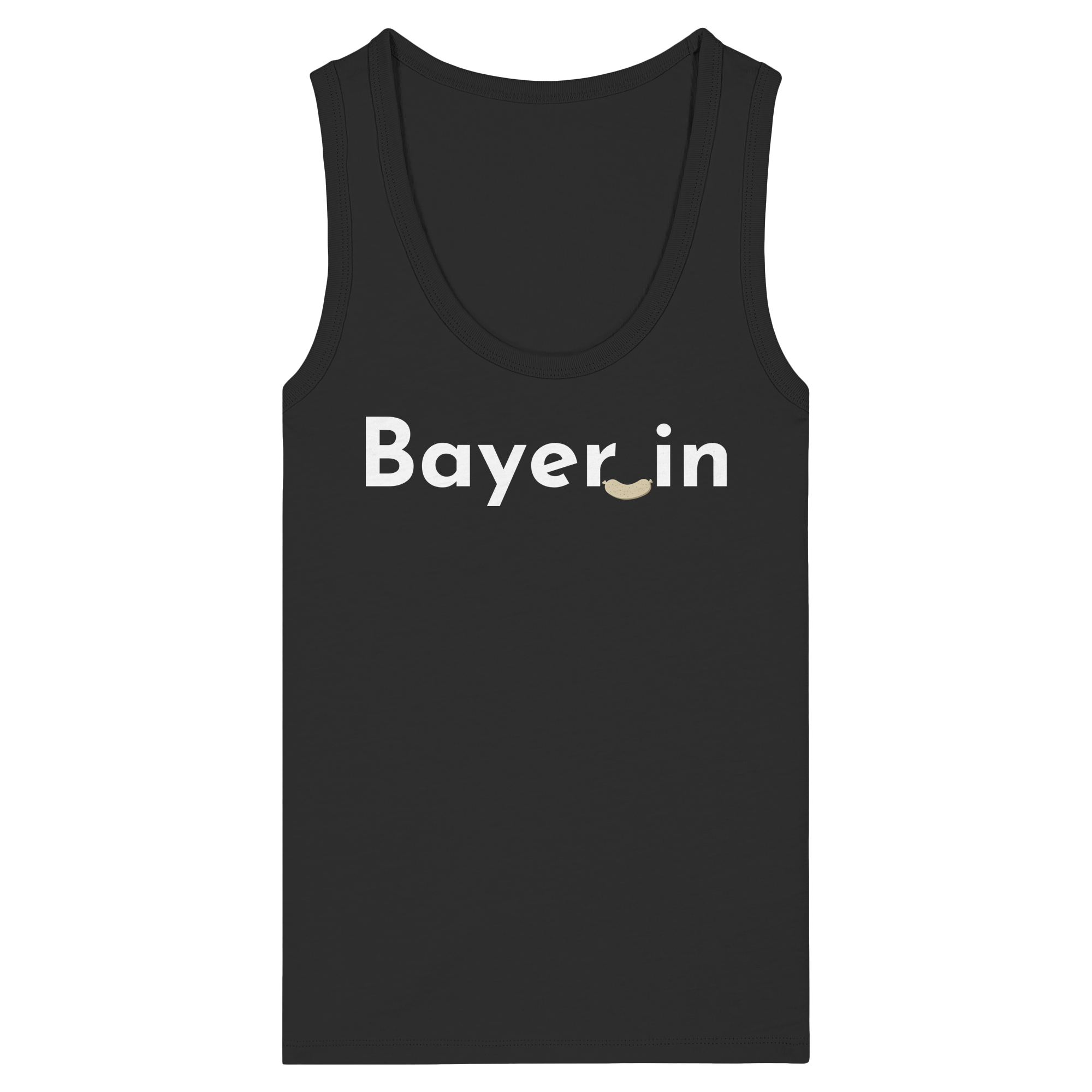 Bayer_in "Weißwurst Edition" - Womens Organic Fitted Tank Top