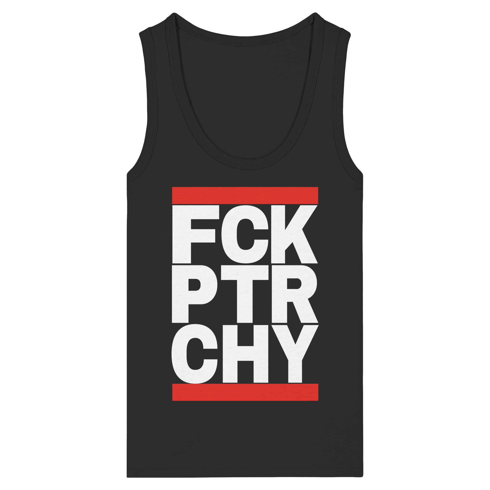 FCK PTRCHY - Womens Organic Fitted Tank Top