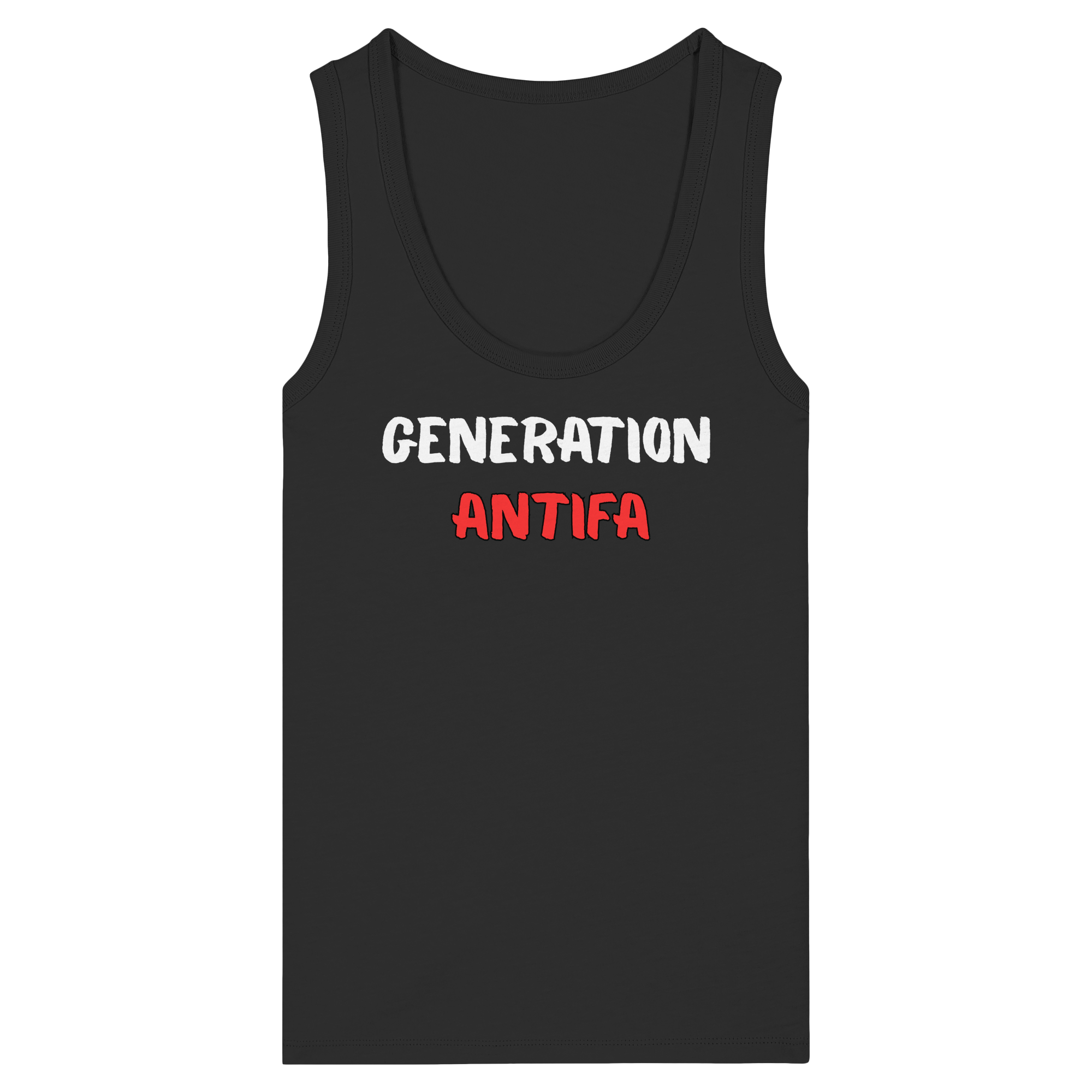 Generation Antifa - Womens Organic Fitted Tank Top