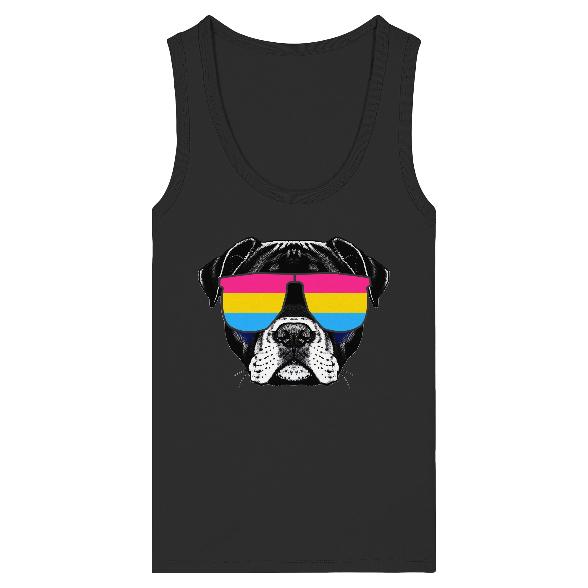 Pan Doggo - Womens Organic Fitted Tank Top