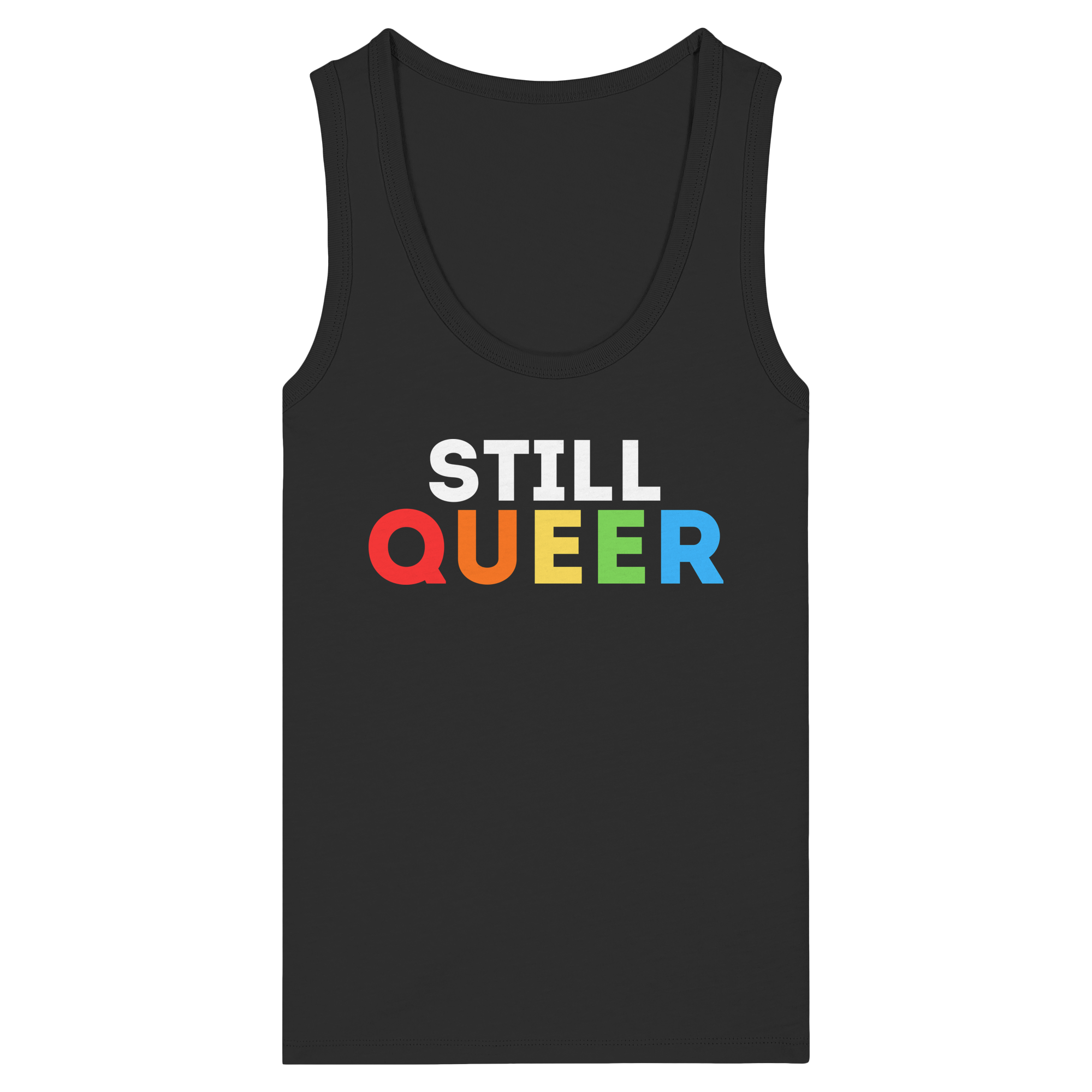 Still Queer - Womens Organic Fitted Tank Top