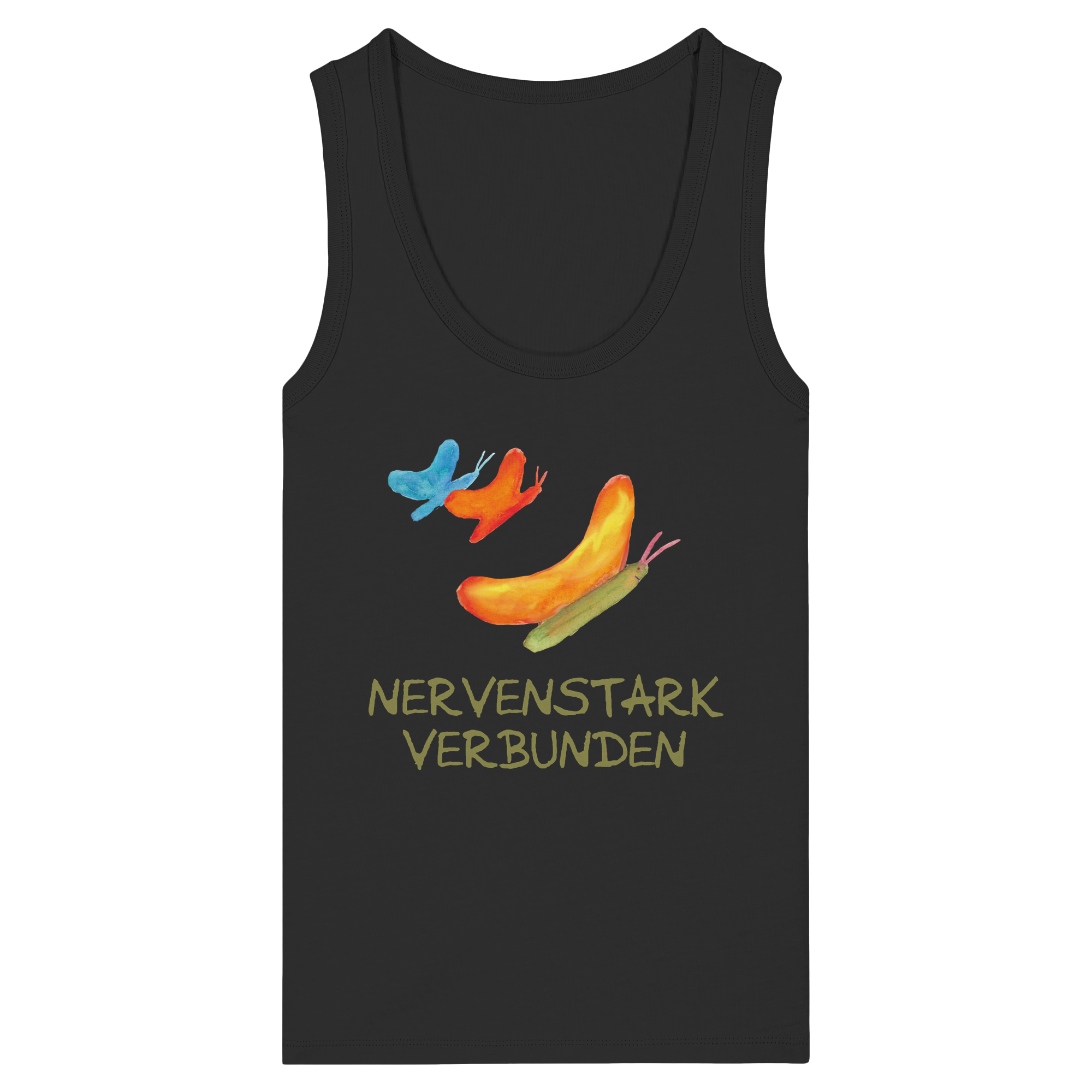 Nervenstark verbunden "Schmetterline Jona Edition" - Womens Organic Fitted Tank Top
