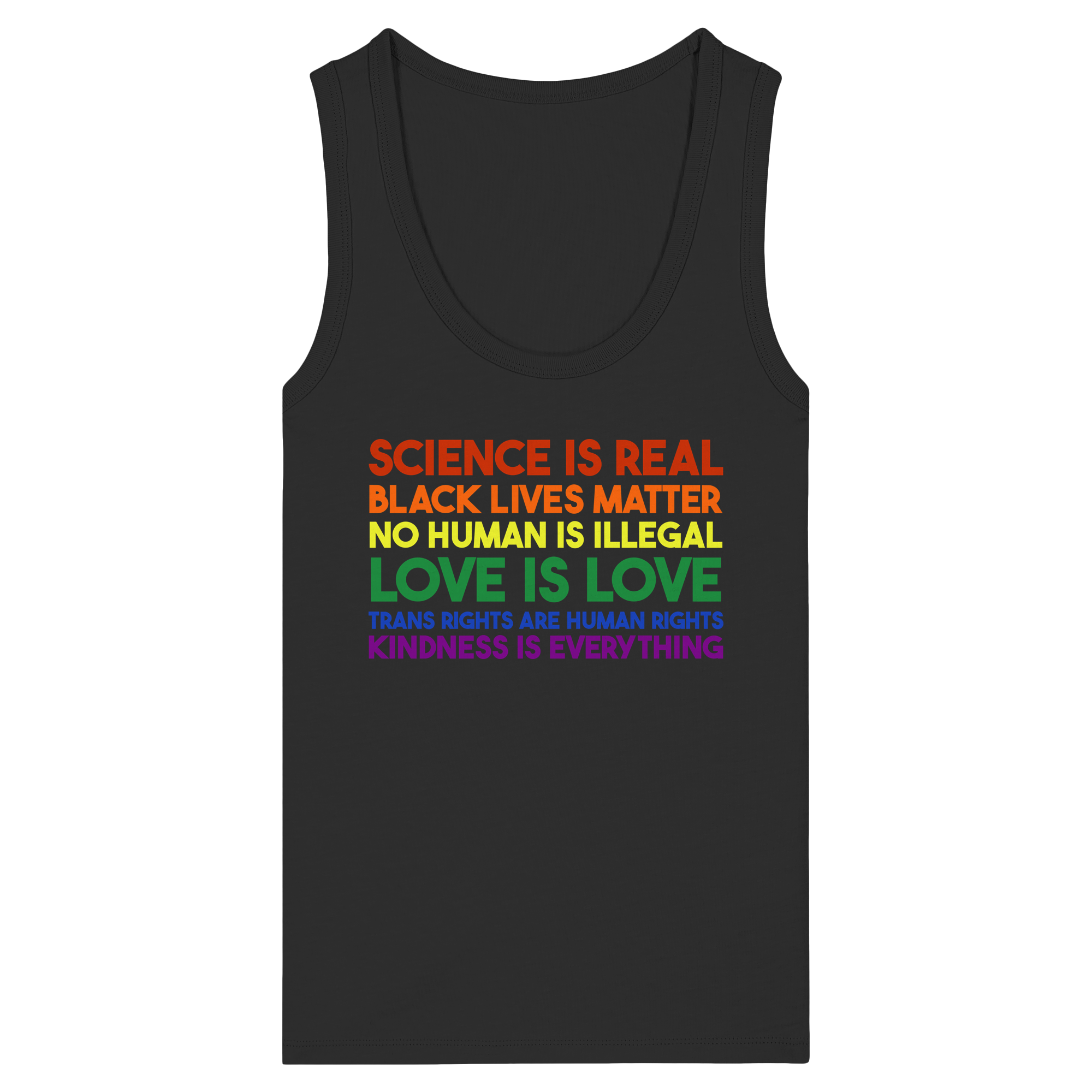 Kindness is Everything - Womens Organic Fitted Tank Top