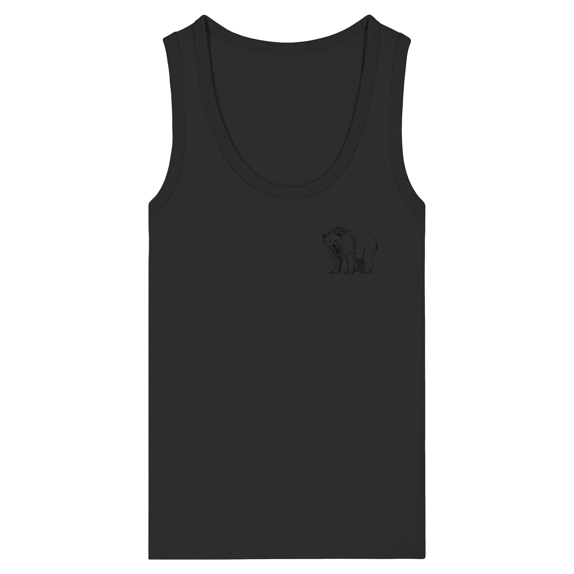 Team Bär Backprint - Womens Organic Fitted Tank Top