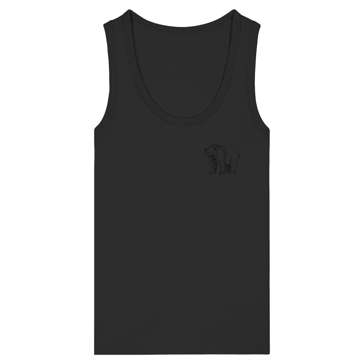 Team Bär Backprint - Womens Organic Fitted Tank Top