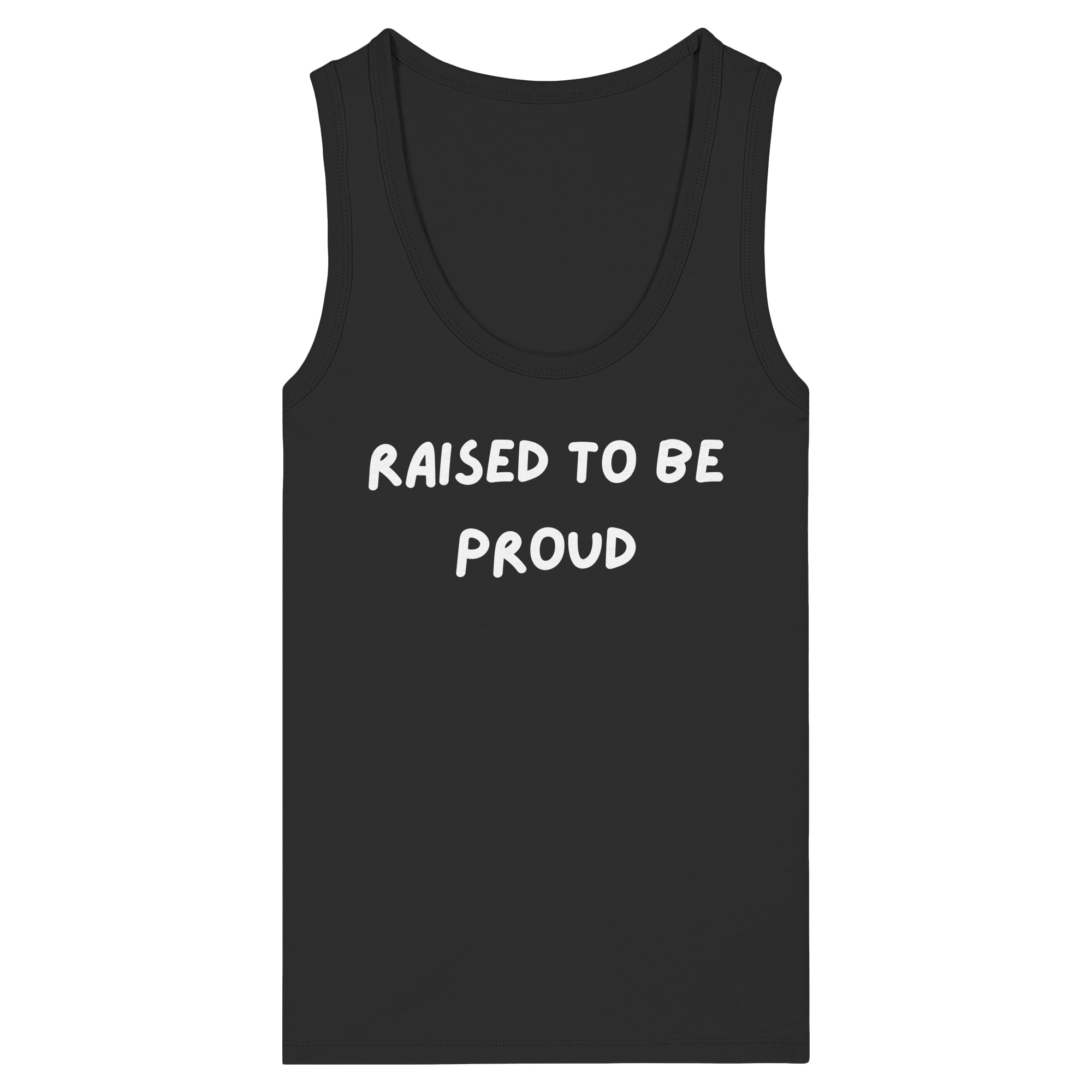 Raised To Be Proud - Womens Organic Fitted Tank Top