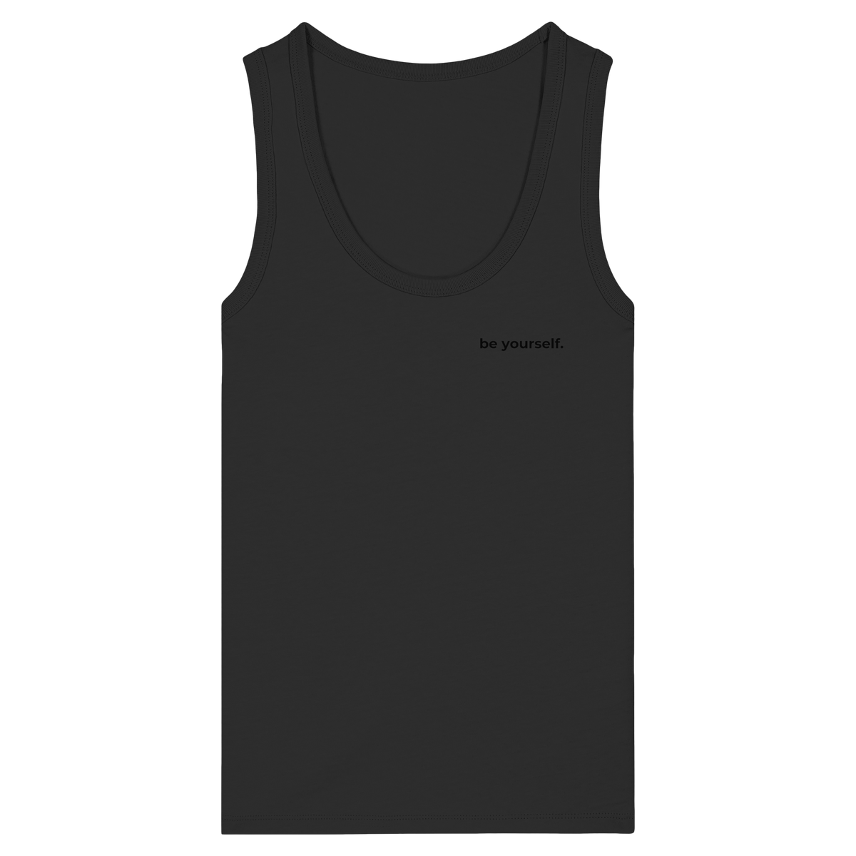 Trans Umbrella Backprint - Womens Organic Fitted Tank Top
