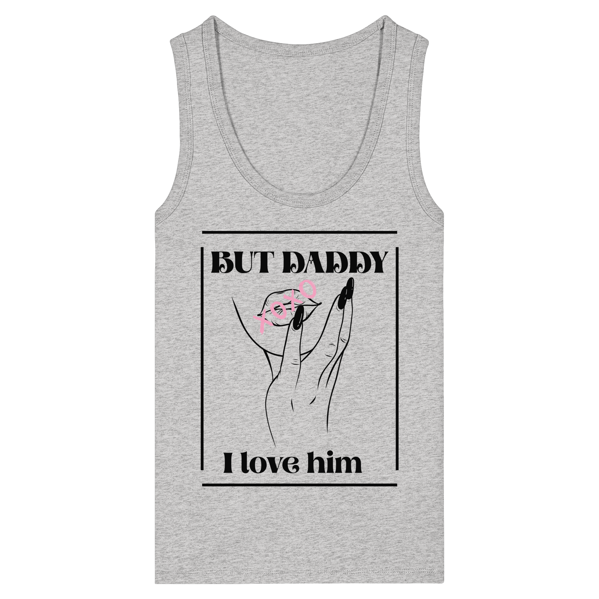 But Daddy I Love Him (hell) - Womens Organic Fitted Tank Top