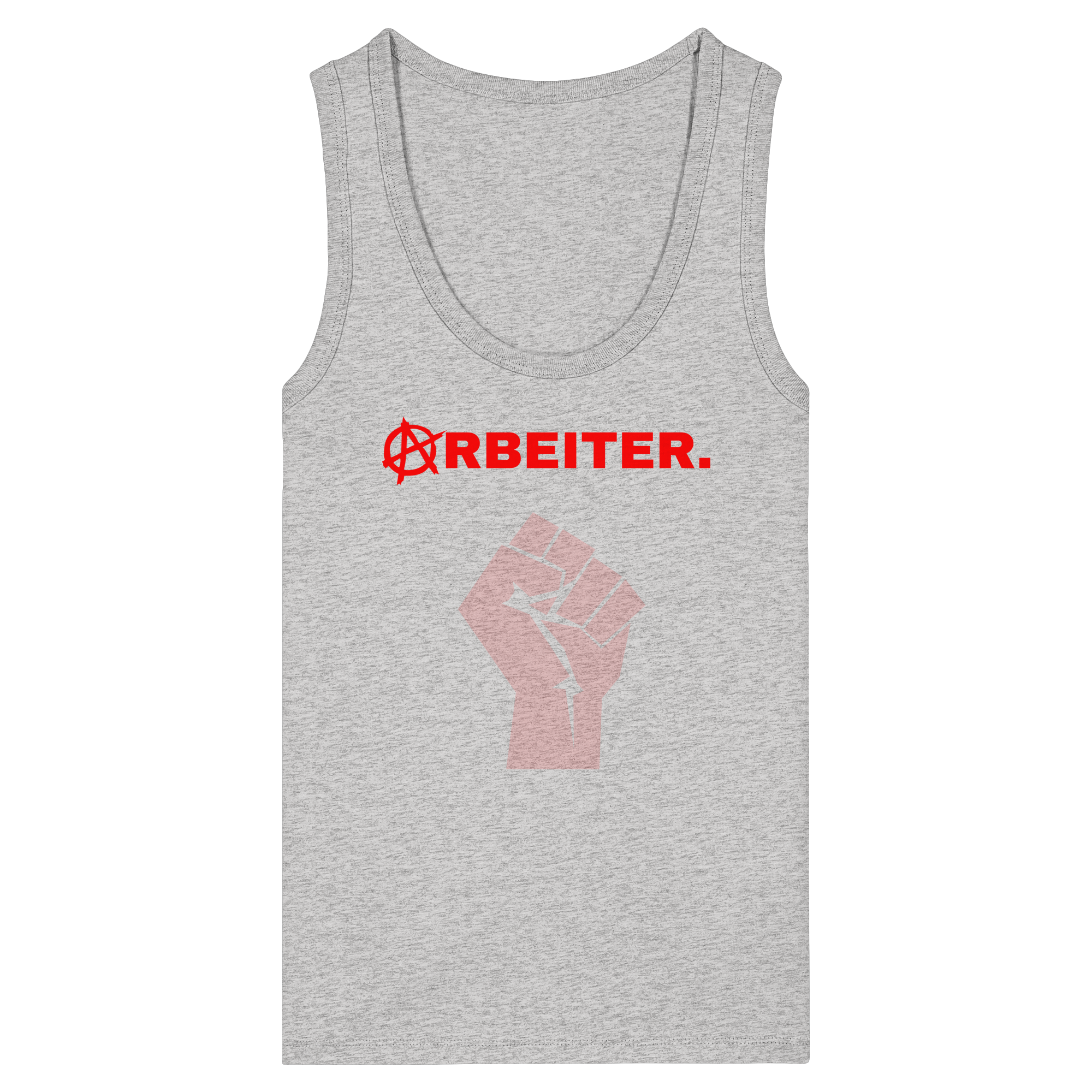 ARBEITER. "Solidarisch und Frei Edition" - Womens Organic Fitted Tank Top
