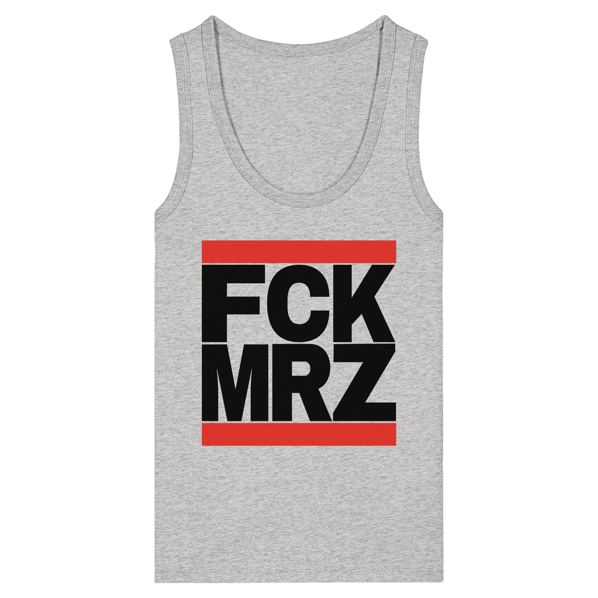 FCK MRZ (schwarze Schrift) - Womens Organic Fitted Tank Top