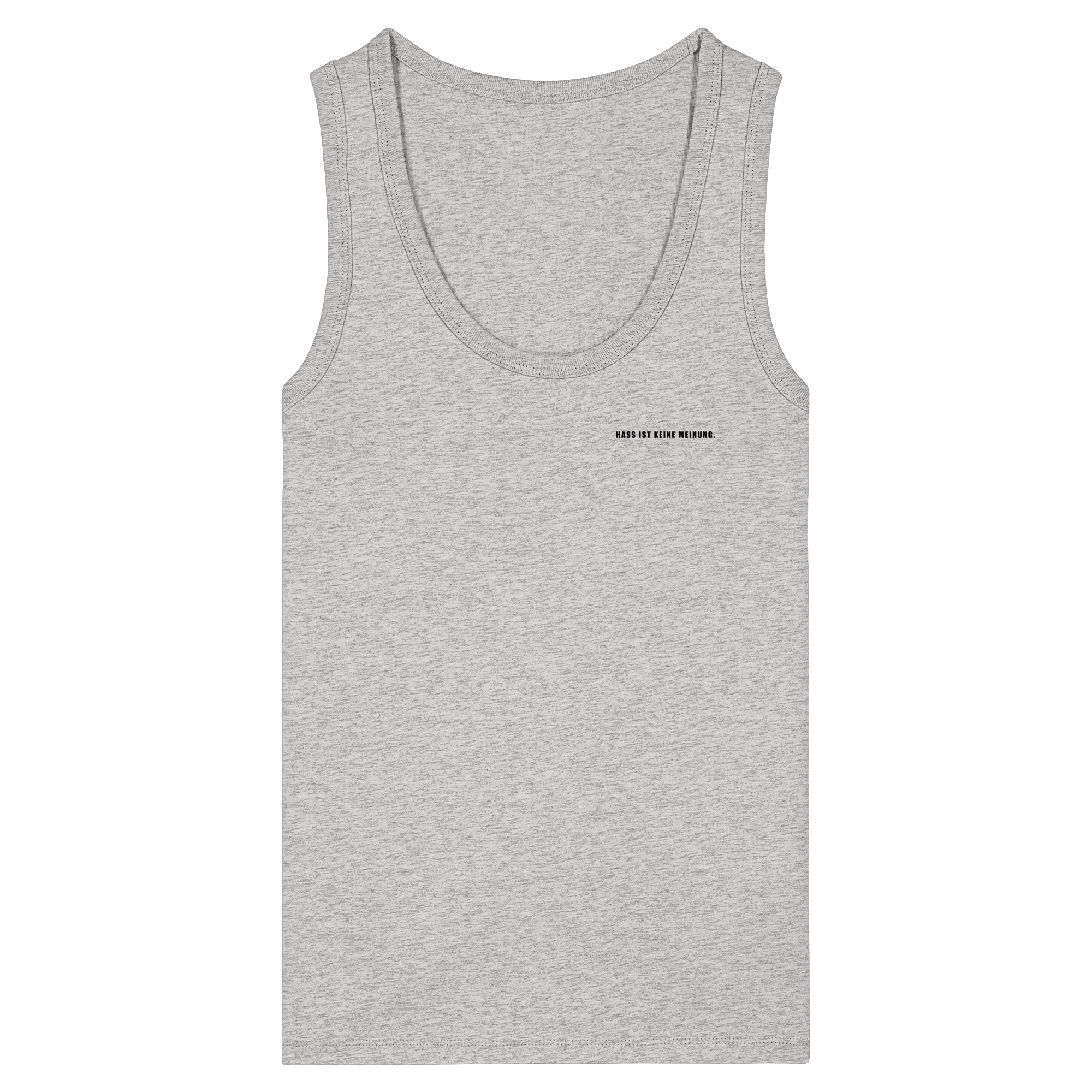 Es gibt 2 Arten von AfD Wählenden Backprint (hell) - Womens Organic Fitted Tank Top