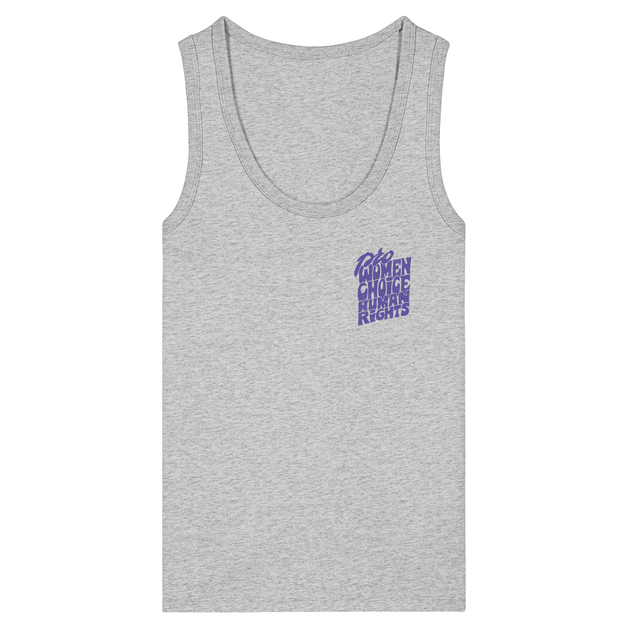 Pro Women Choice Human Rights "Lila Edition" - Womens Organic Fitted Tank Top