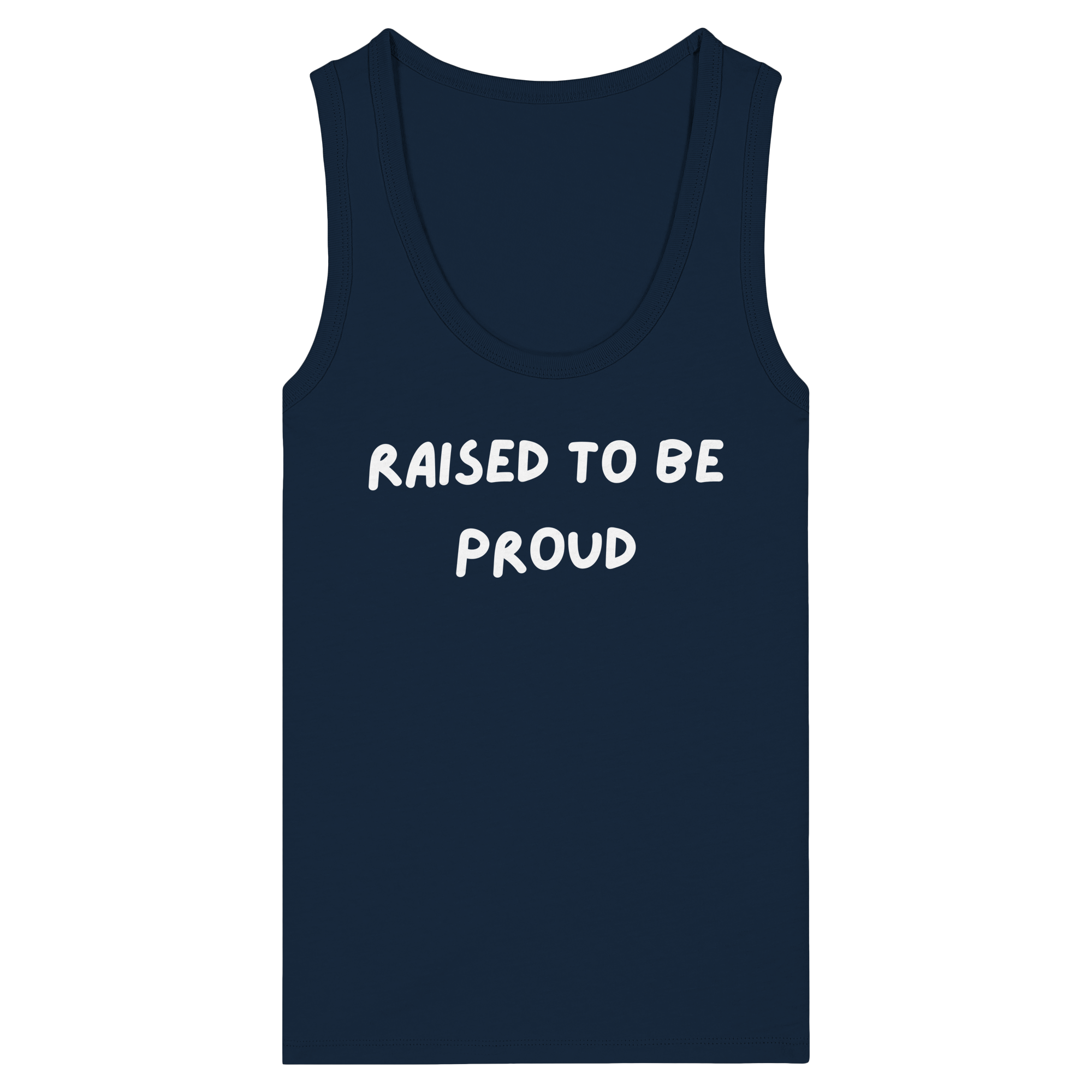 Raised To Be Proud - Womens Organic Fitted Tank Top