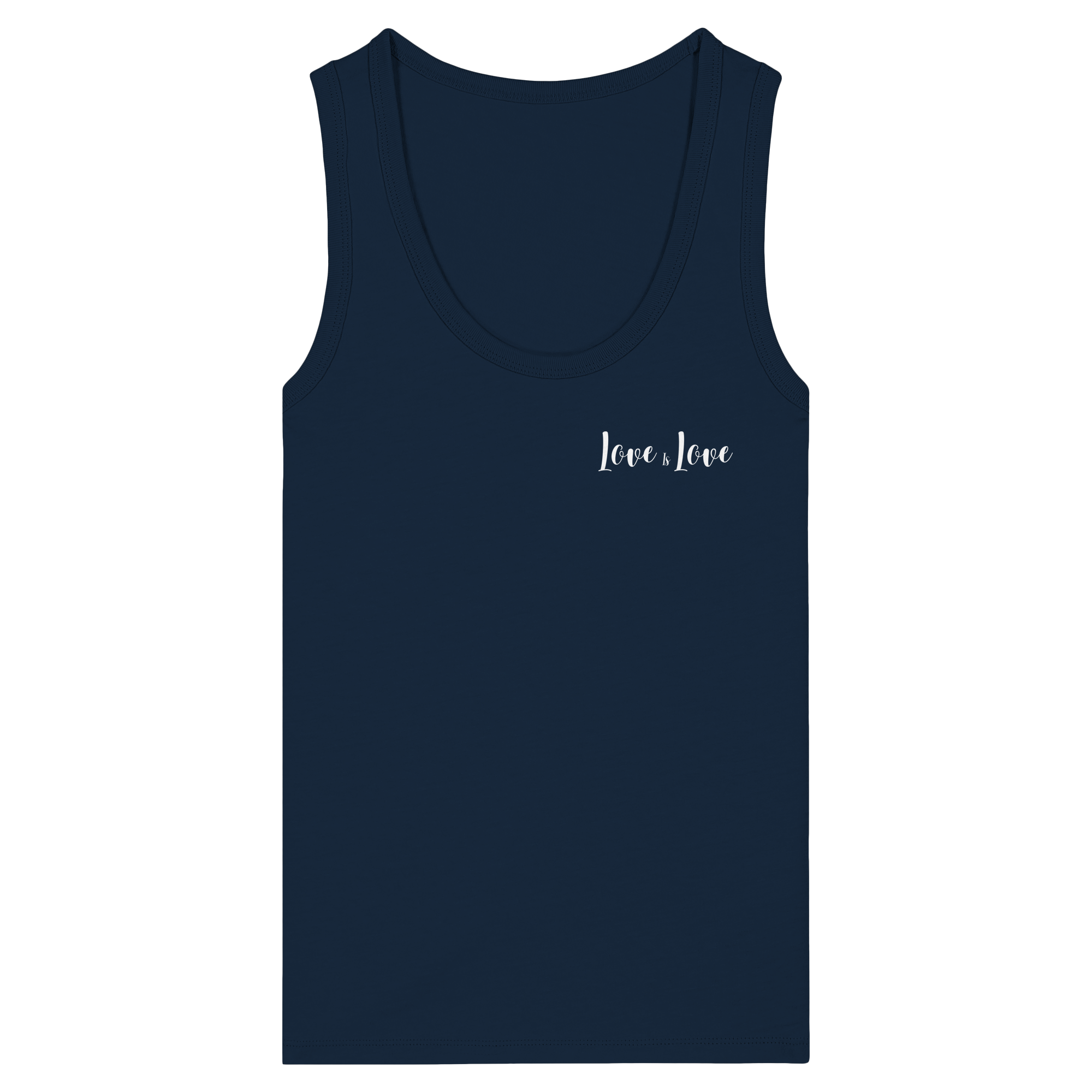 Love is Love "Calligraphy Edition" - Womens Organic Fitted Tank Top