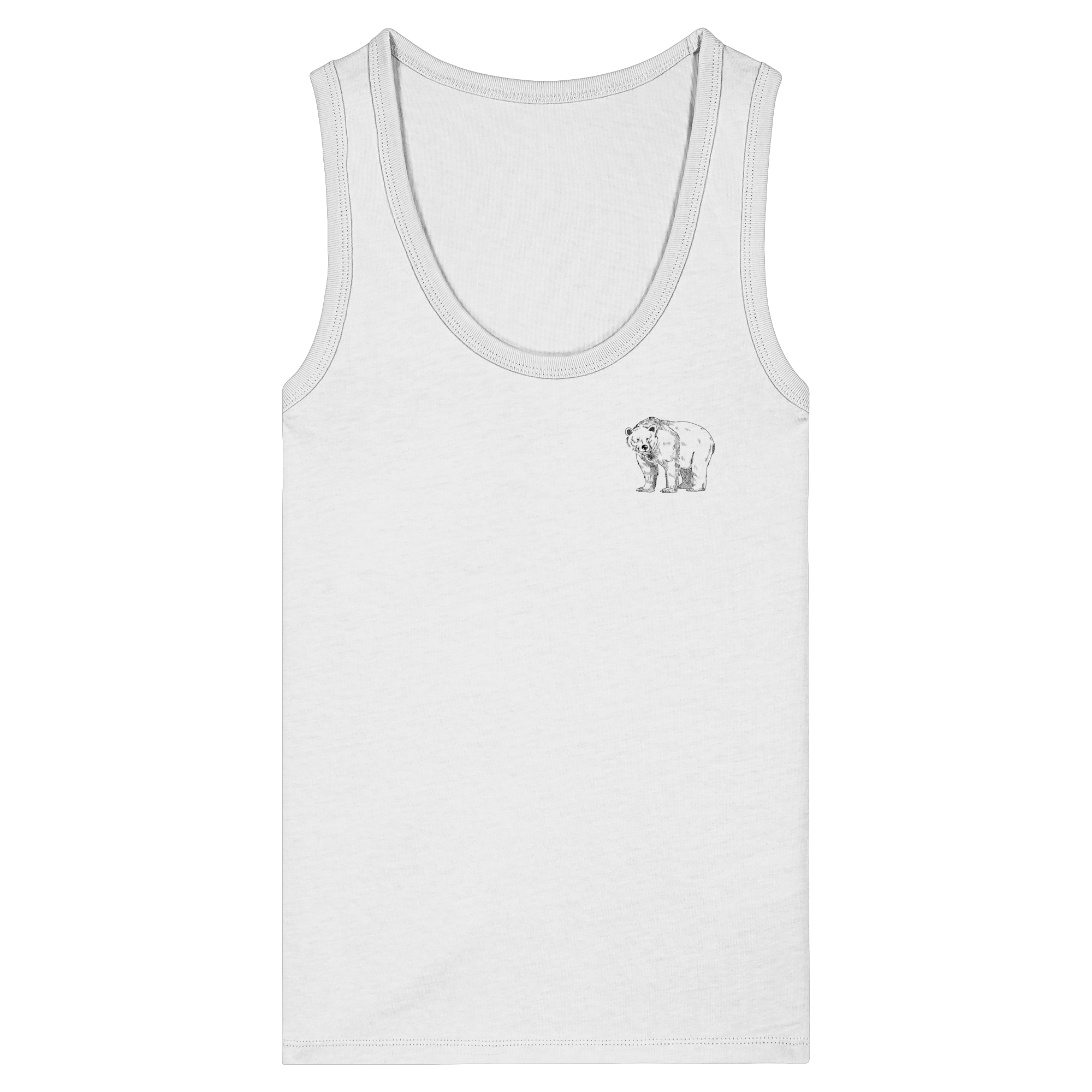 Team Bär Backprint - Womens Organic Fitted Tank Top