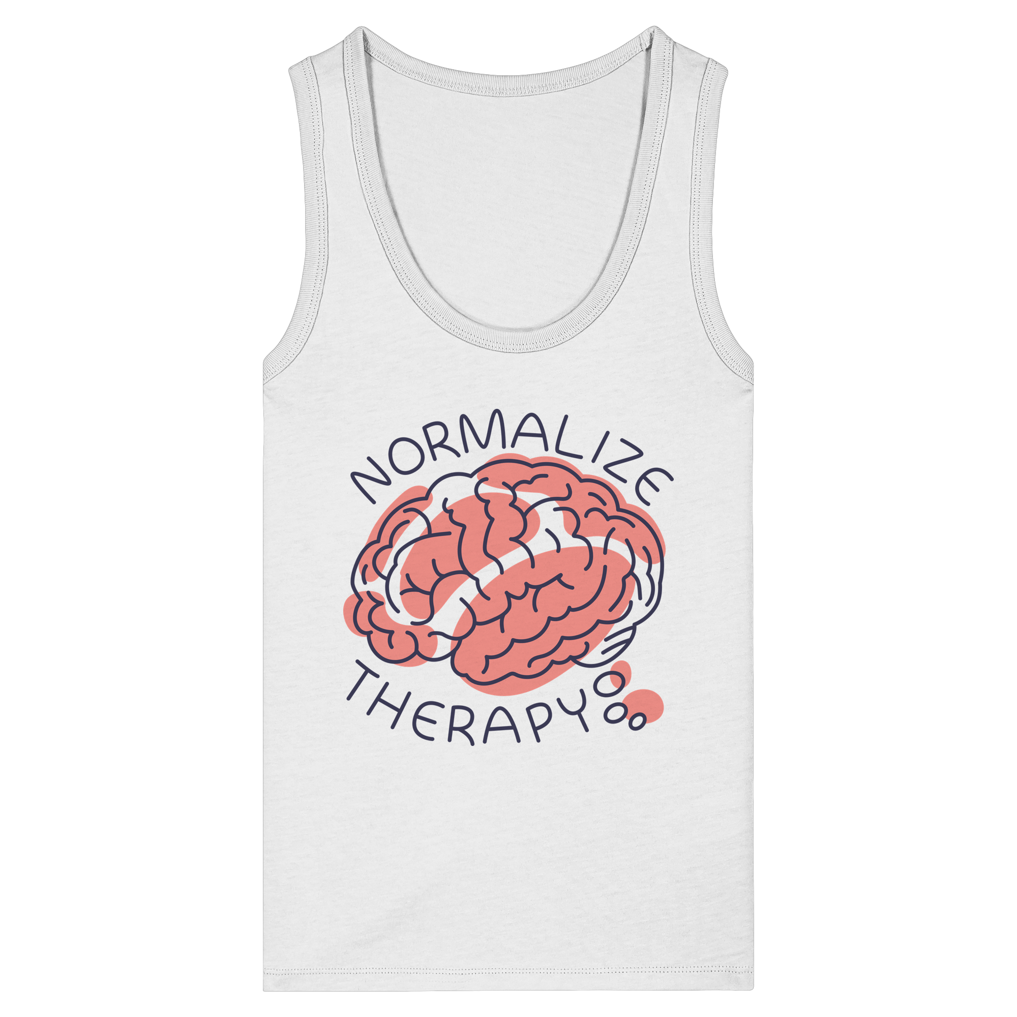 Normalize Therapy - Womens Organic Fitted Tank Top