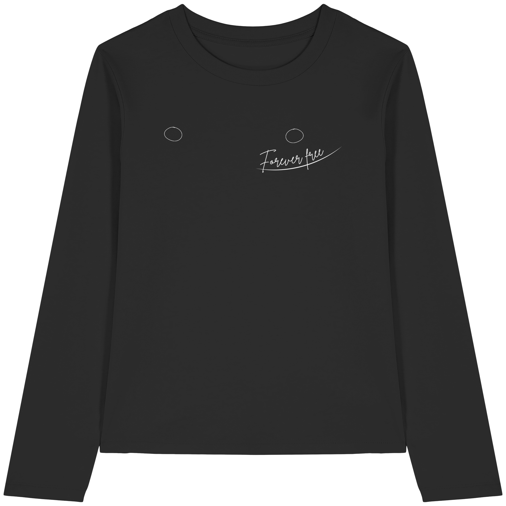 Forever Free nach Mastektomie "linksseitige Edition" - Womens Organic Longsleeve T-Shirt